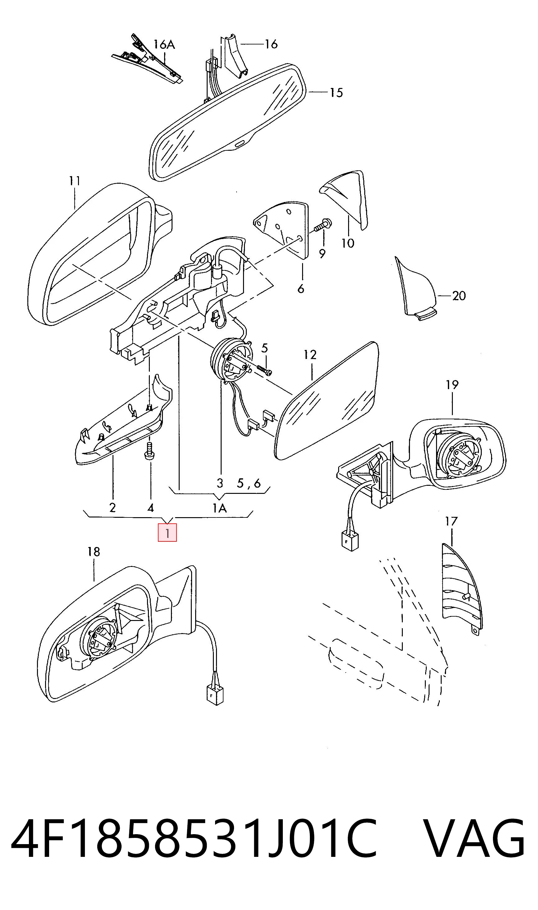 4F1858531J01C VAG