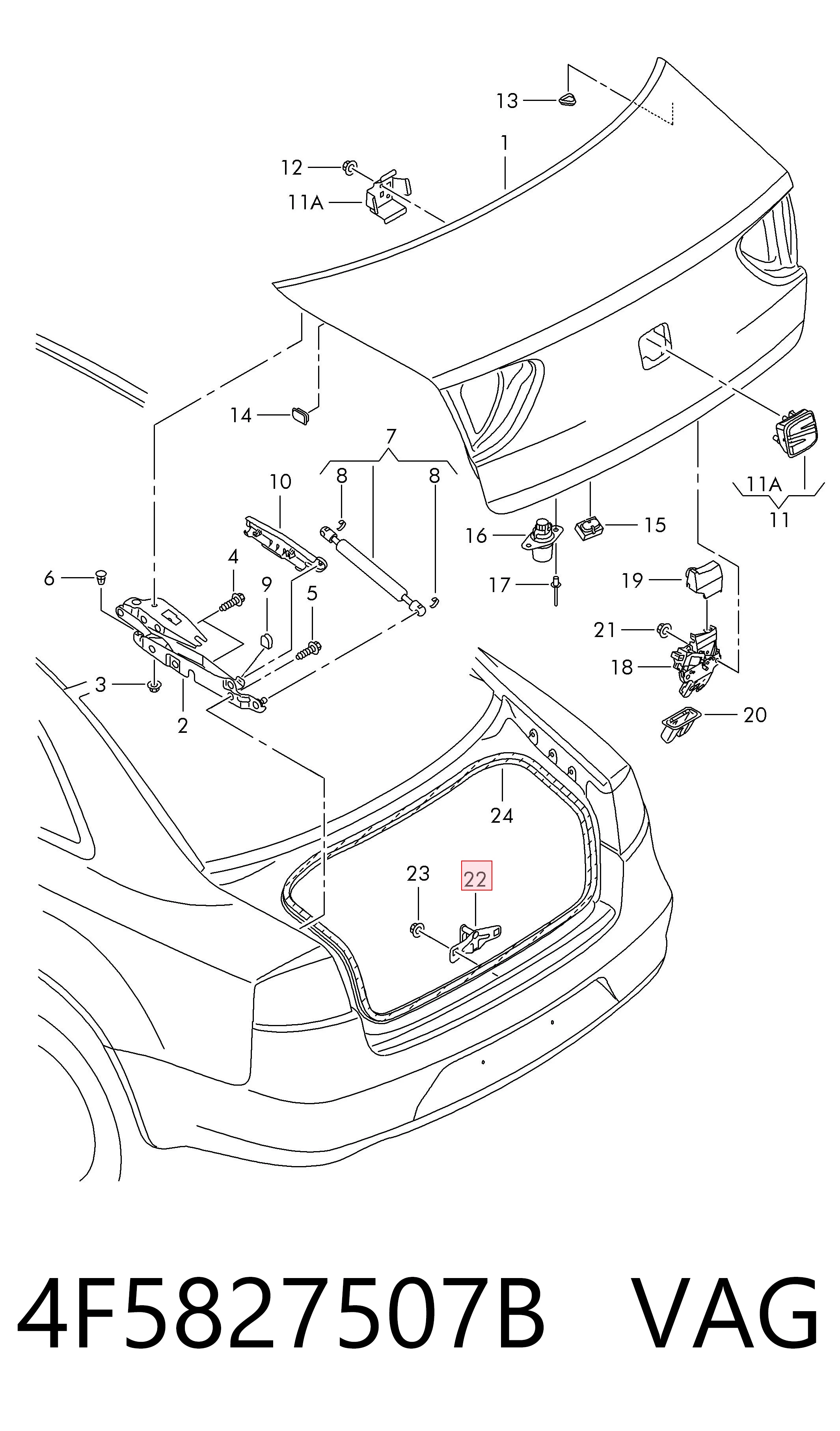 4F5827507B VAG 