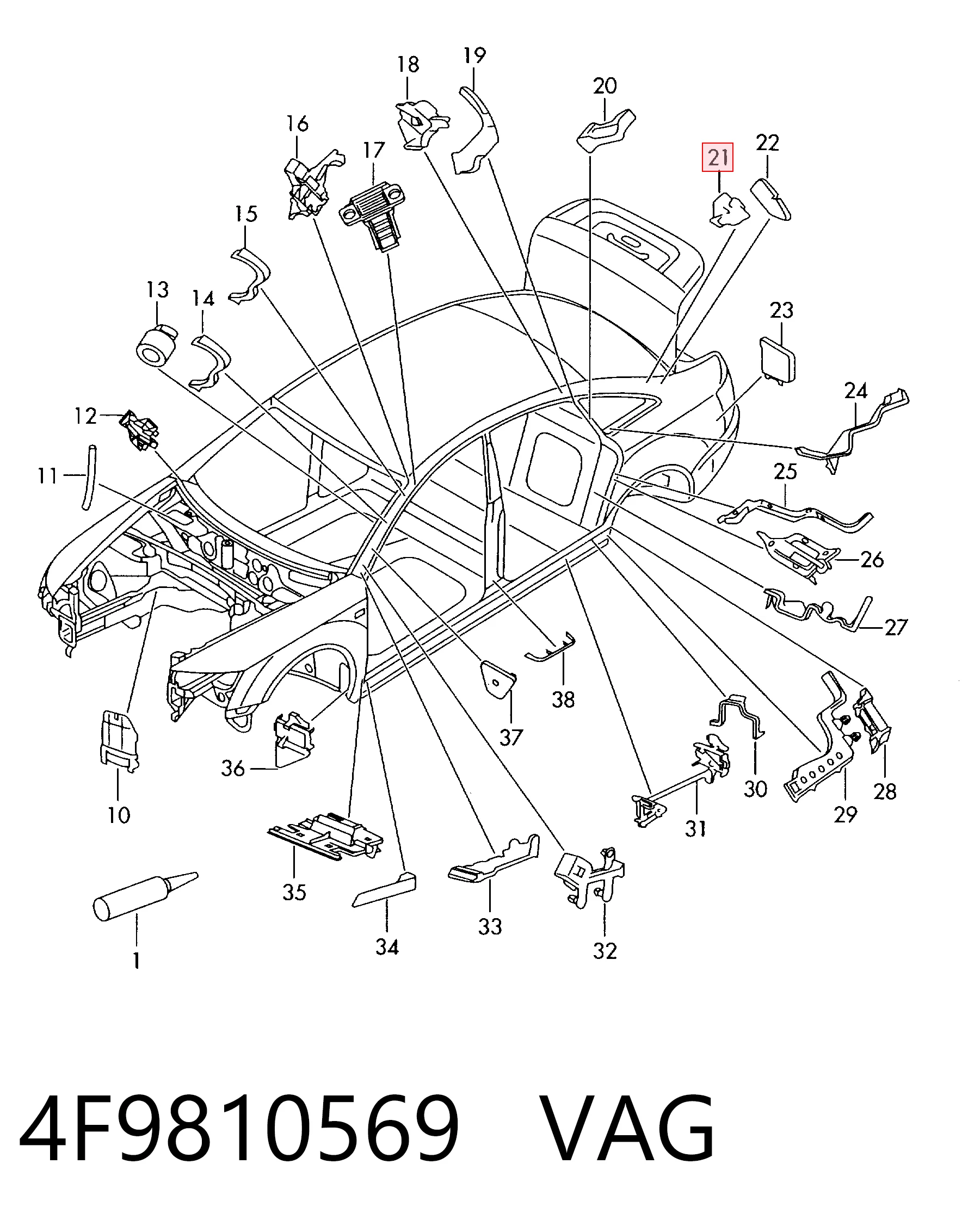4F9810569 VAG