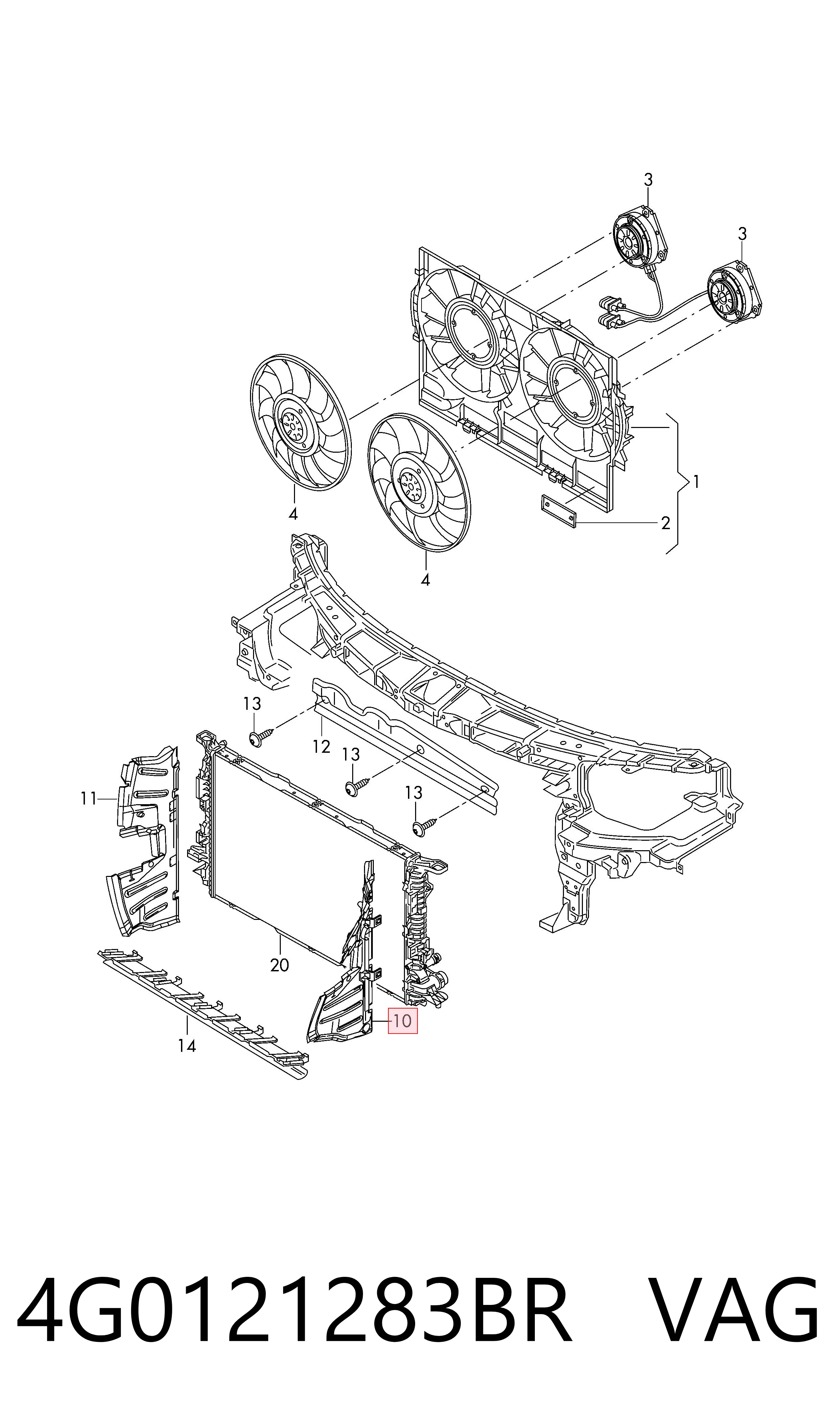 4G0121283BR VAG