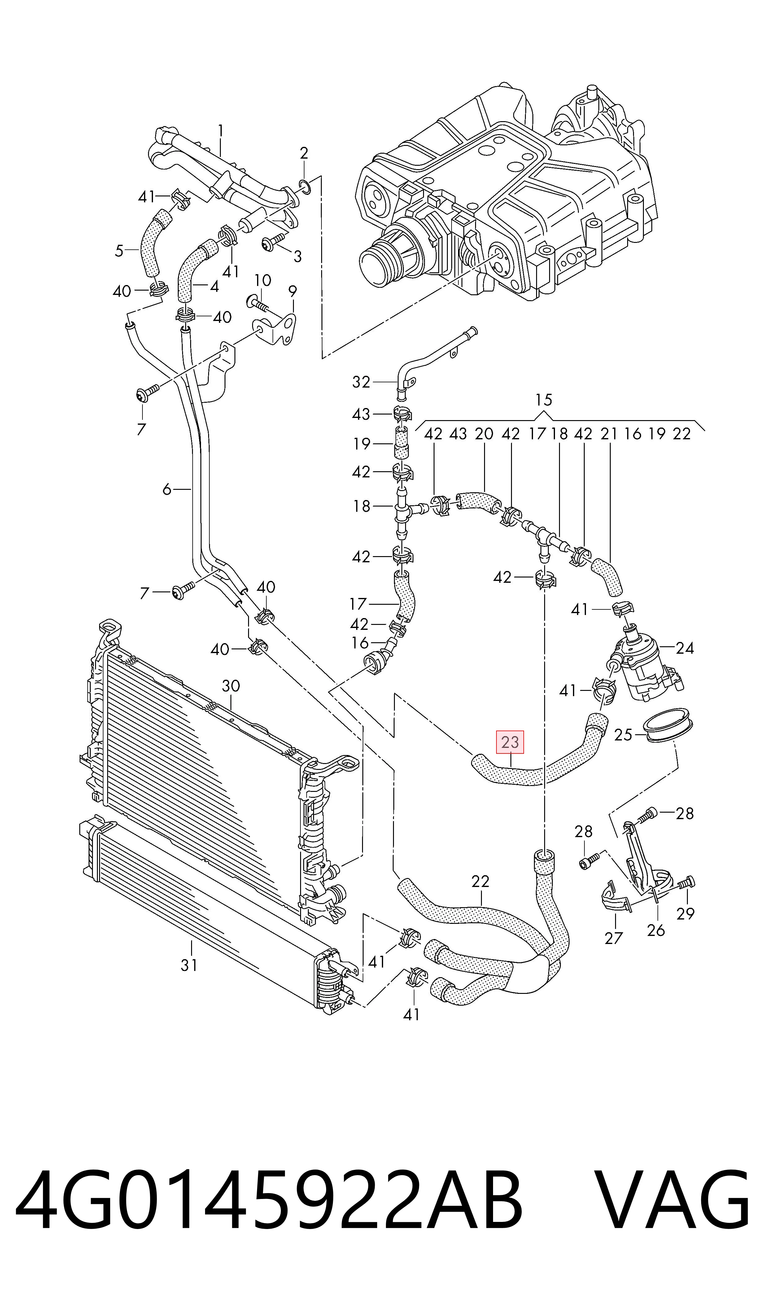 4G0145922AB VAG