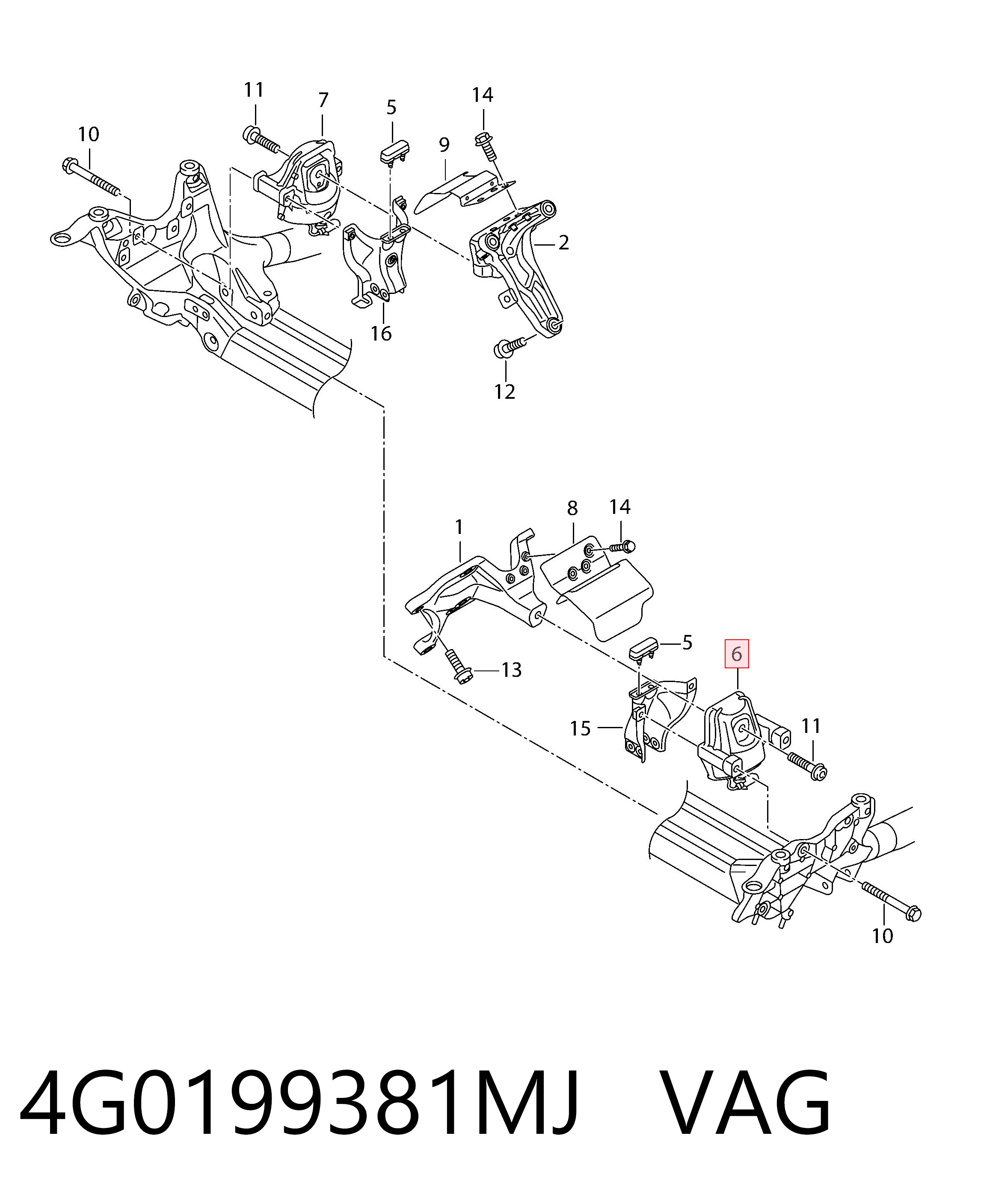 4G0199381MJ VAG