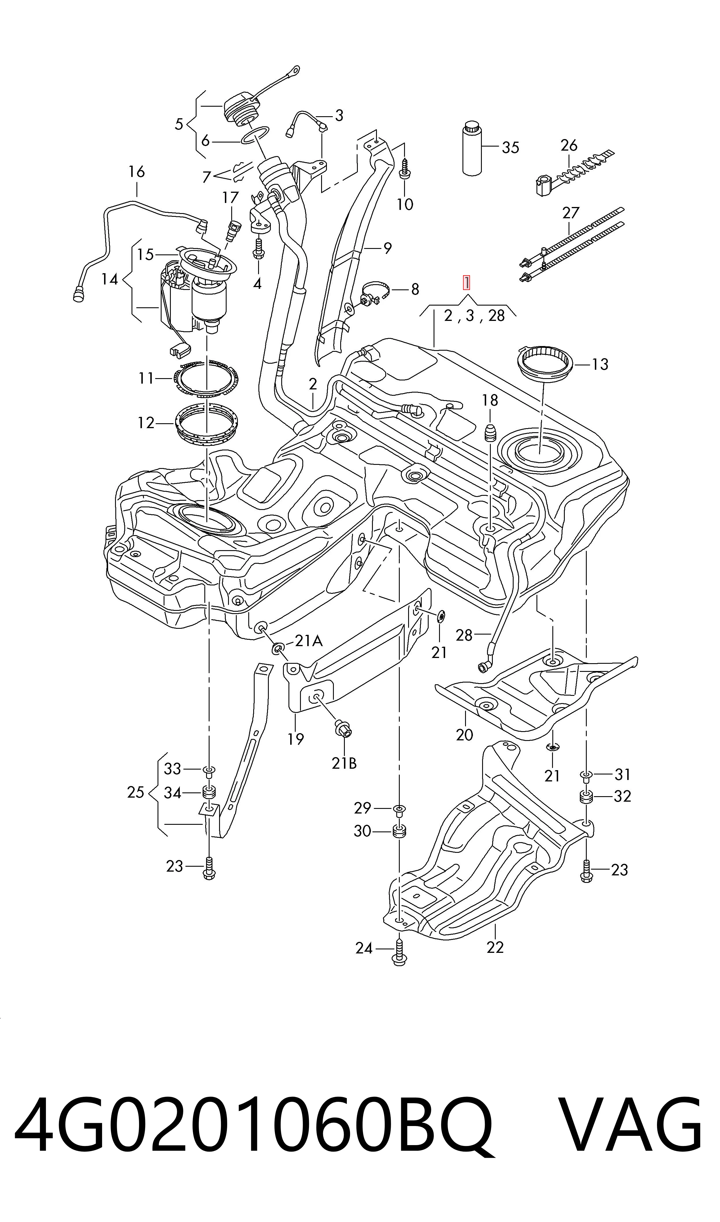 4G0201060BQ VAG