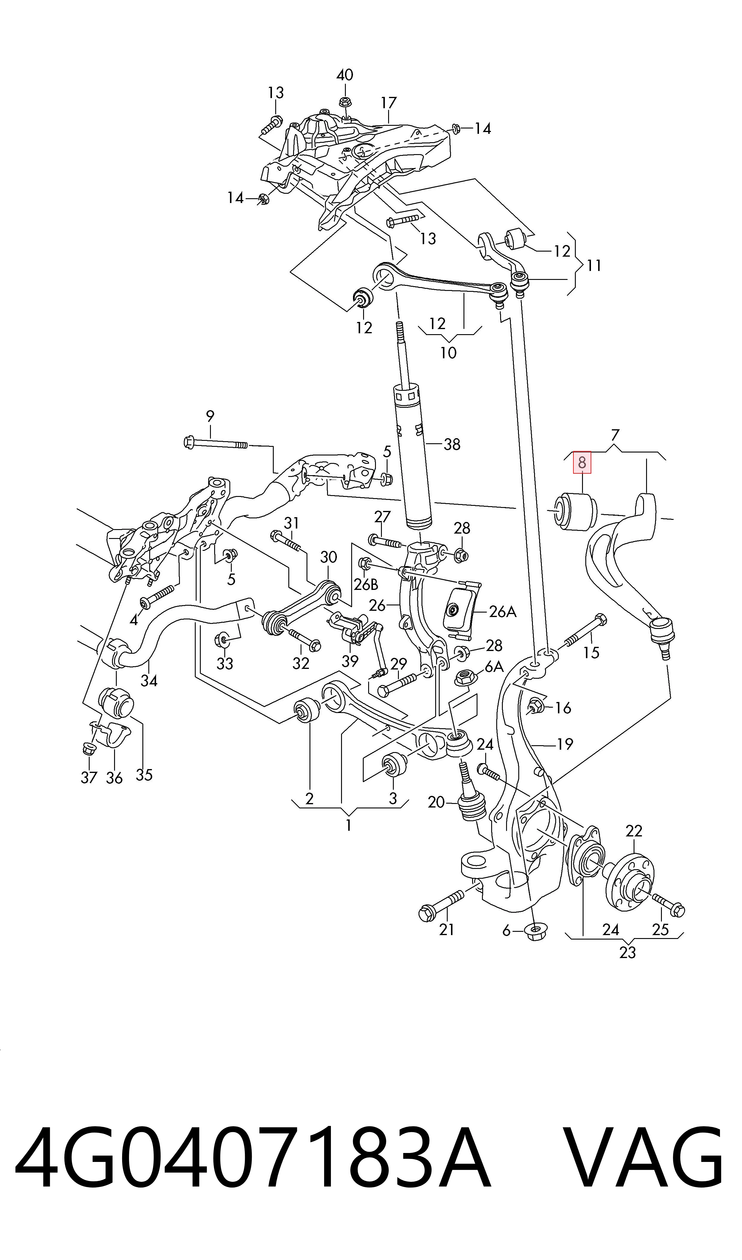4G0407183A VAG