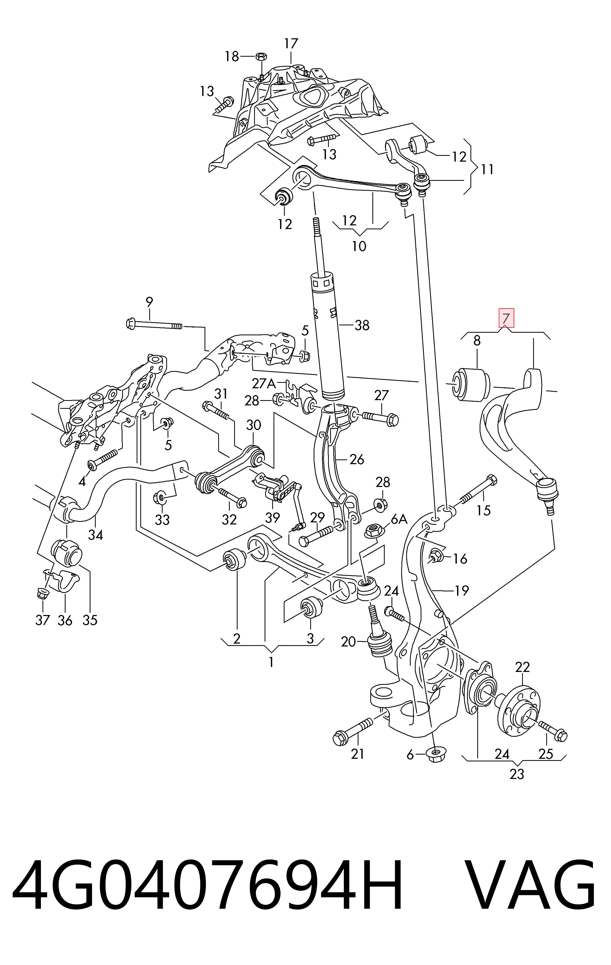 4G0407694H VAG