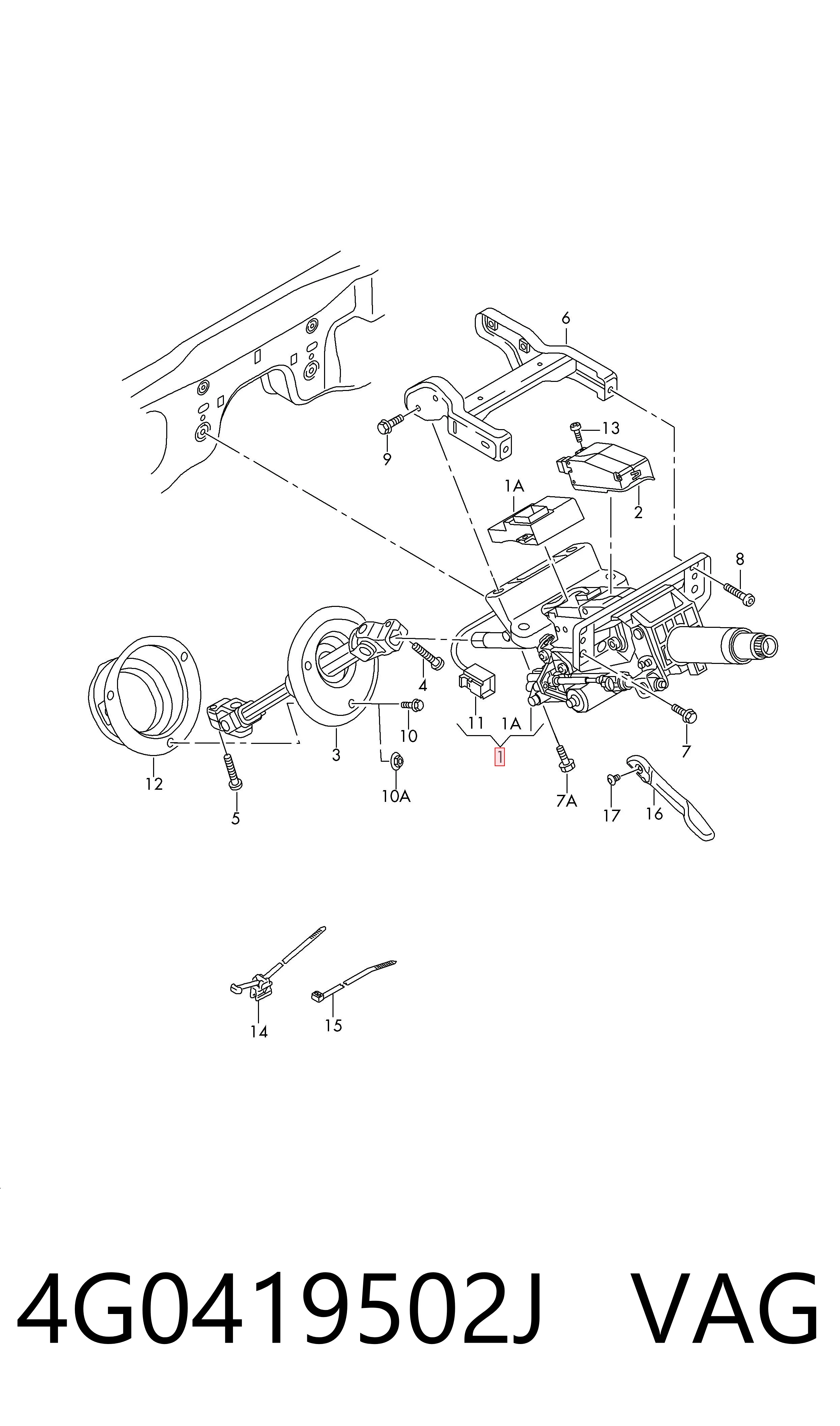 Columna de dirección Audi A6 C7 sedán (4G2, 4GC) (2010 - 2019) precio, desde 169,88 EUR