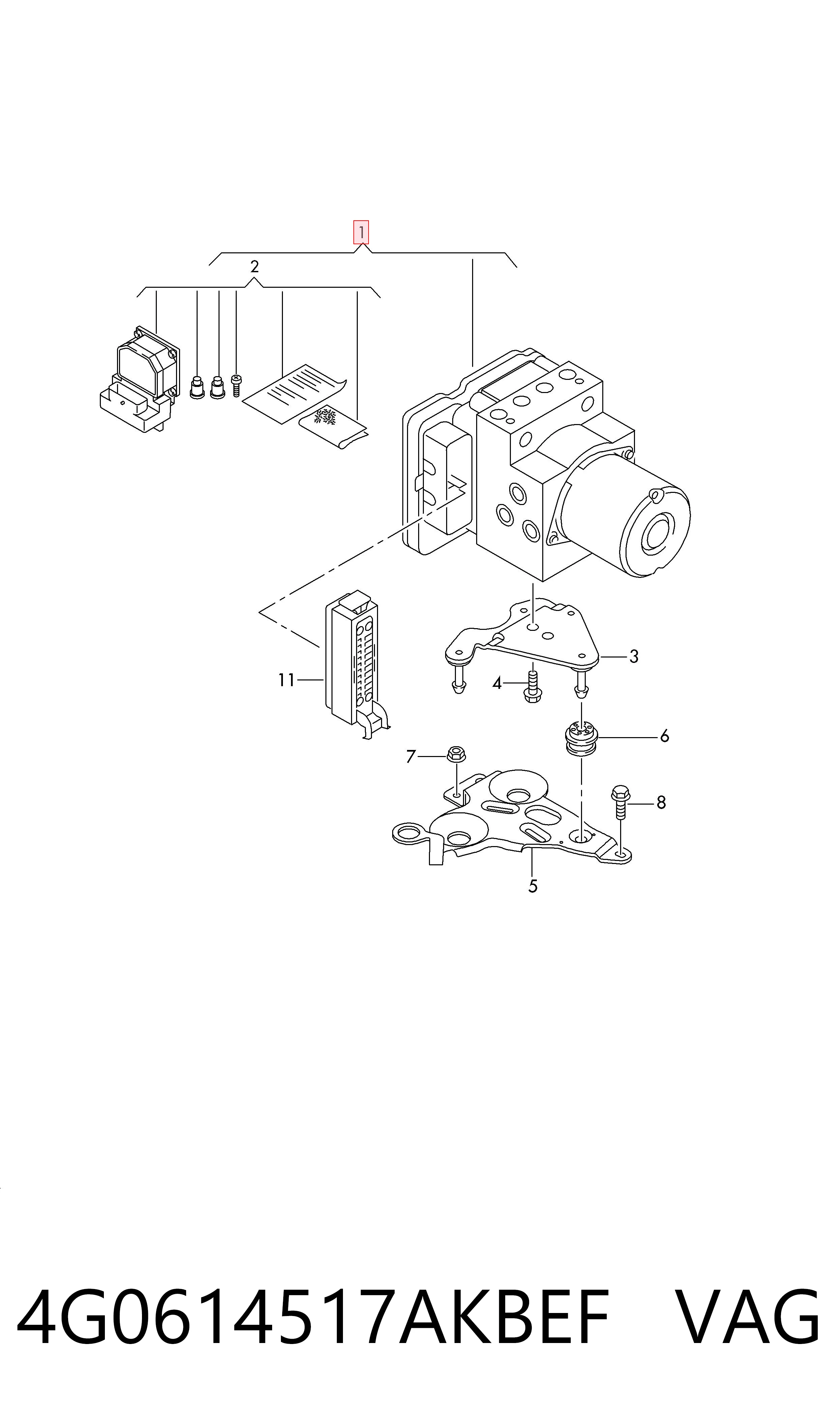 4G0614517AKBEF VAG