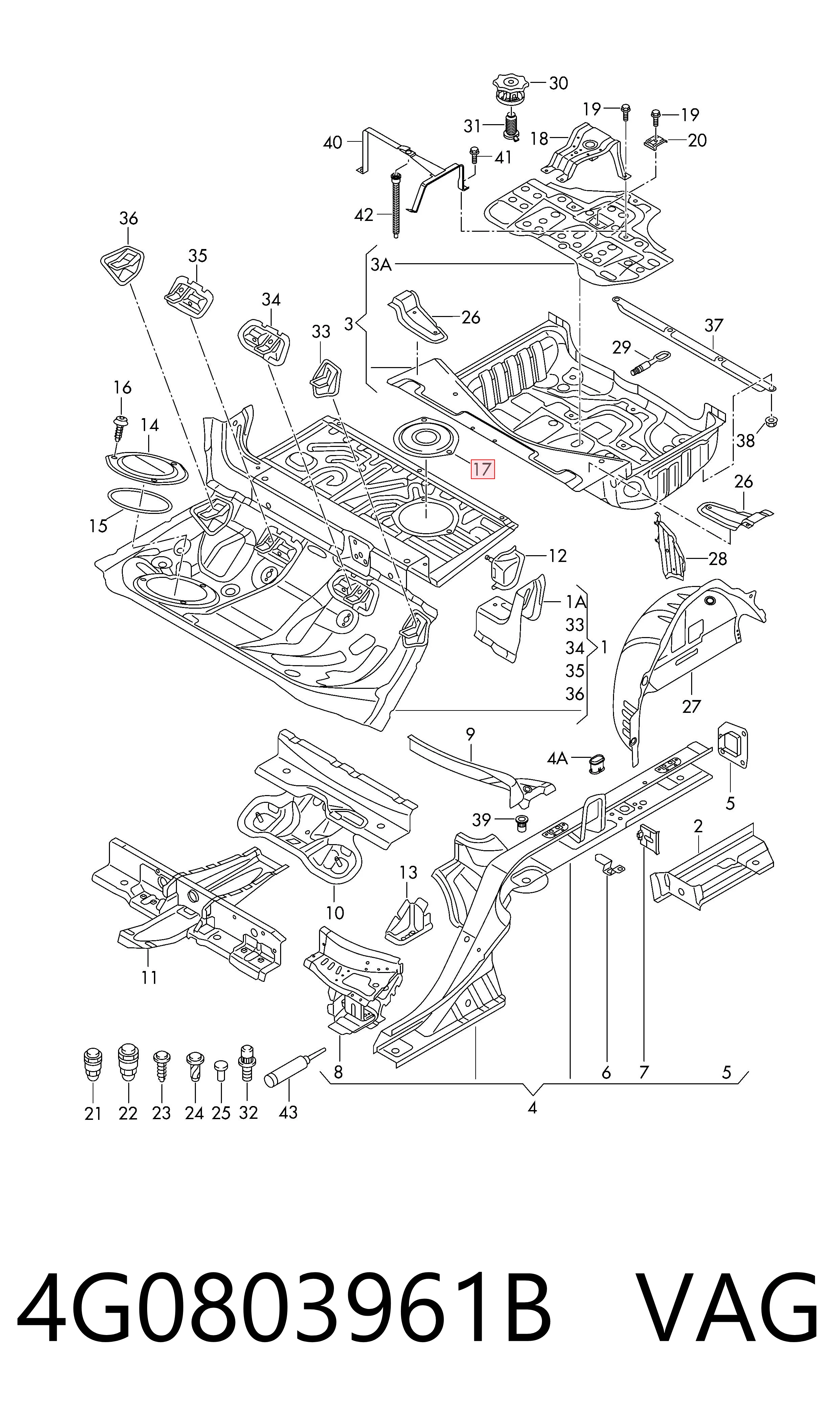 4G0803961B VAG 
