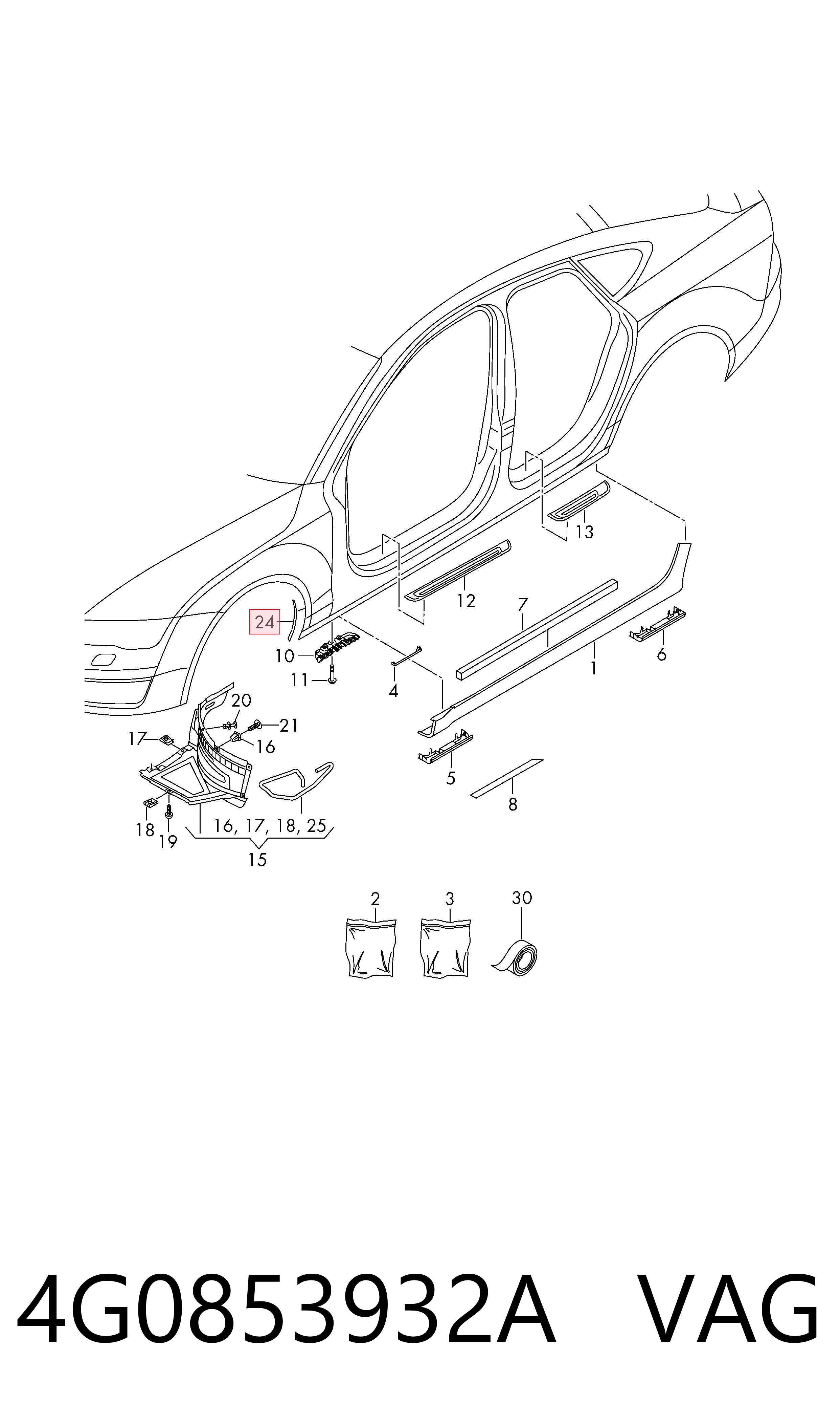 4G0853932A VAG 