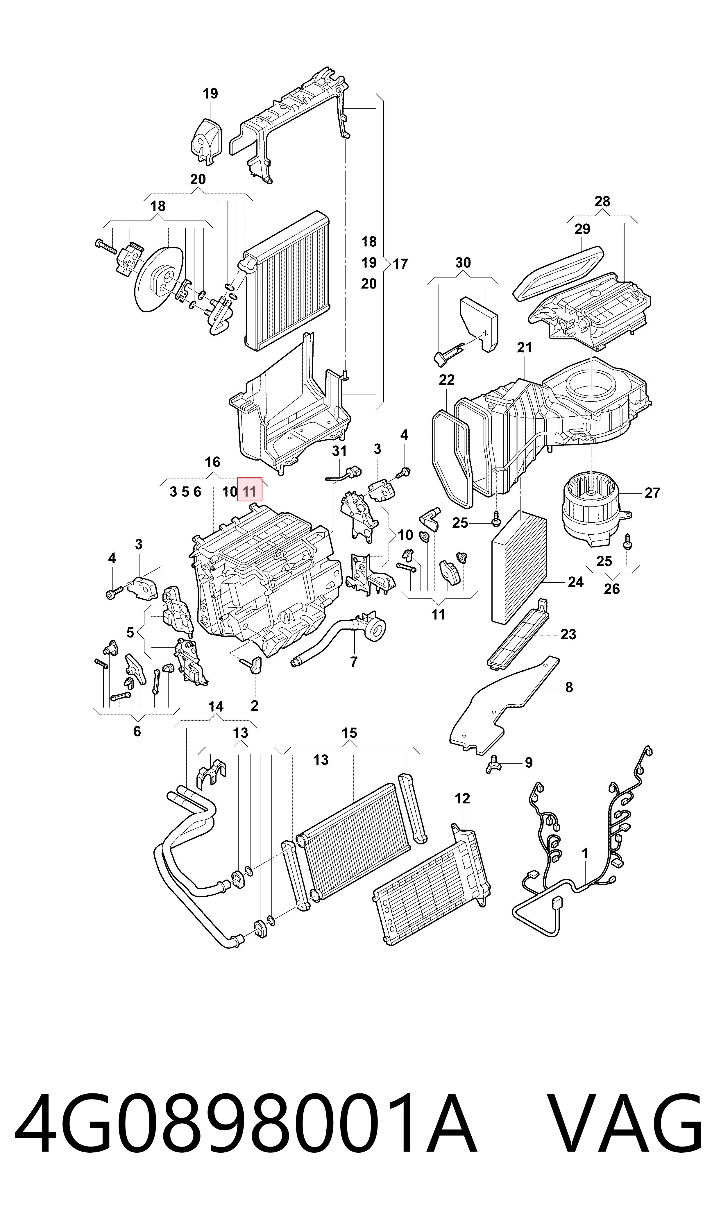 4G0898001A VAG 