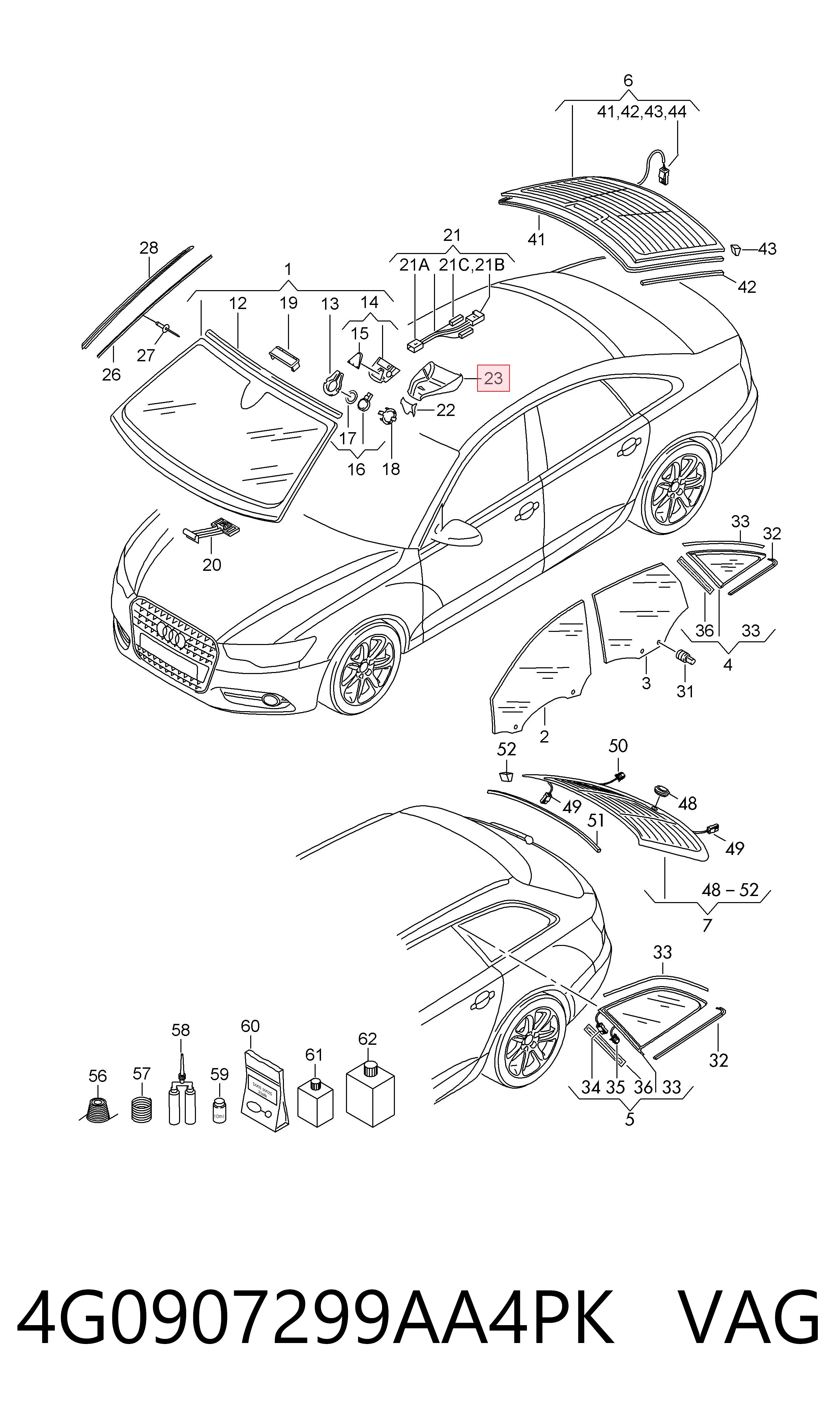 4G0907299AA4PK VAG 