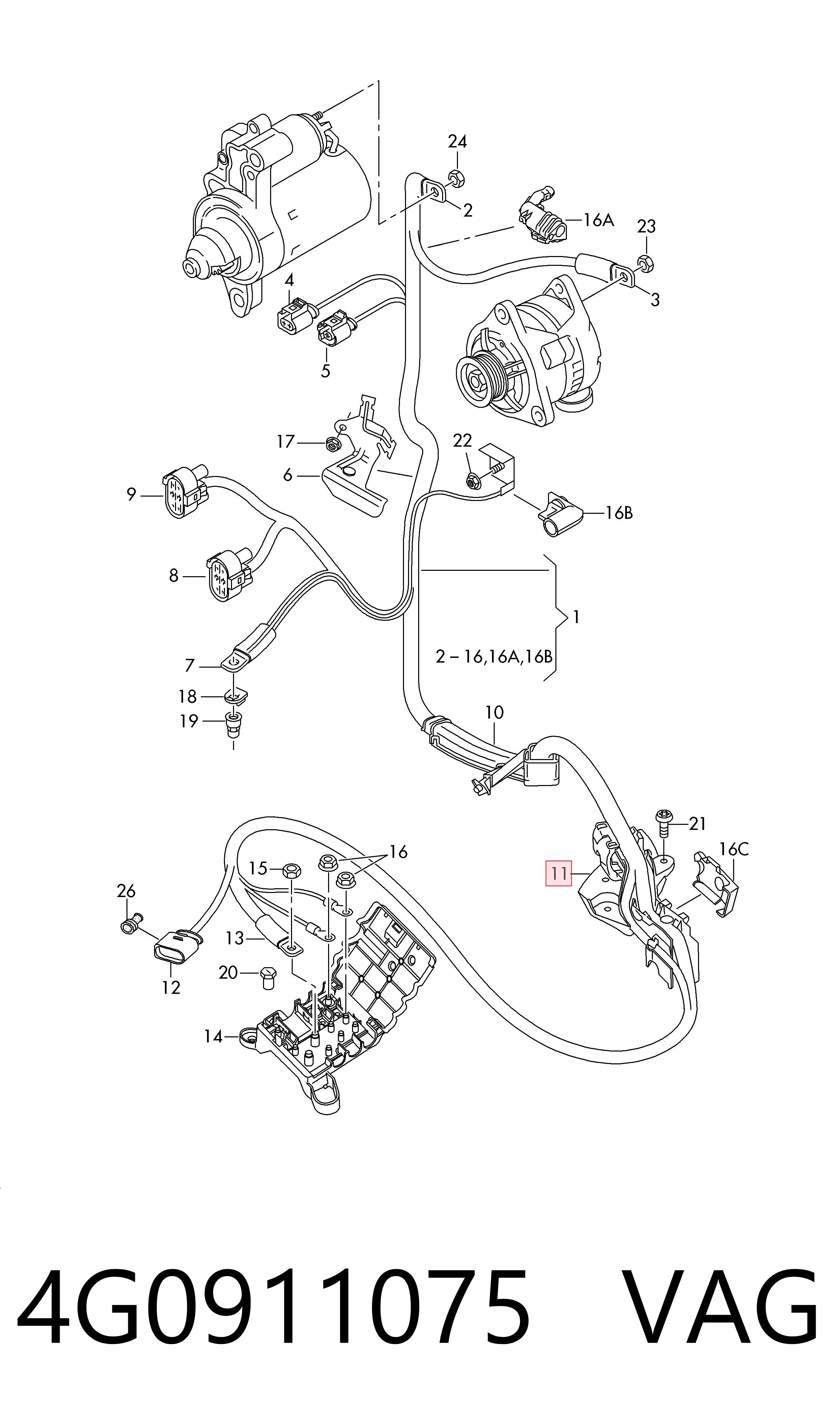 4G0911075 VAG 