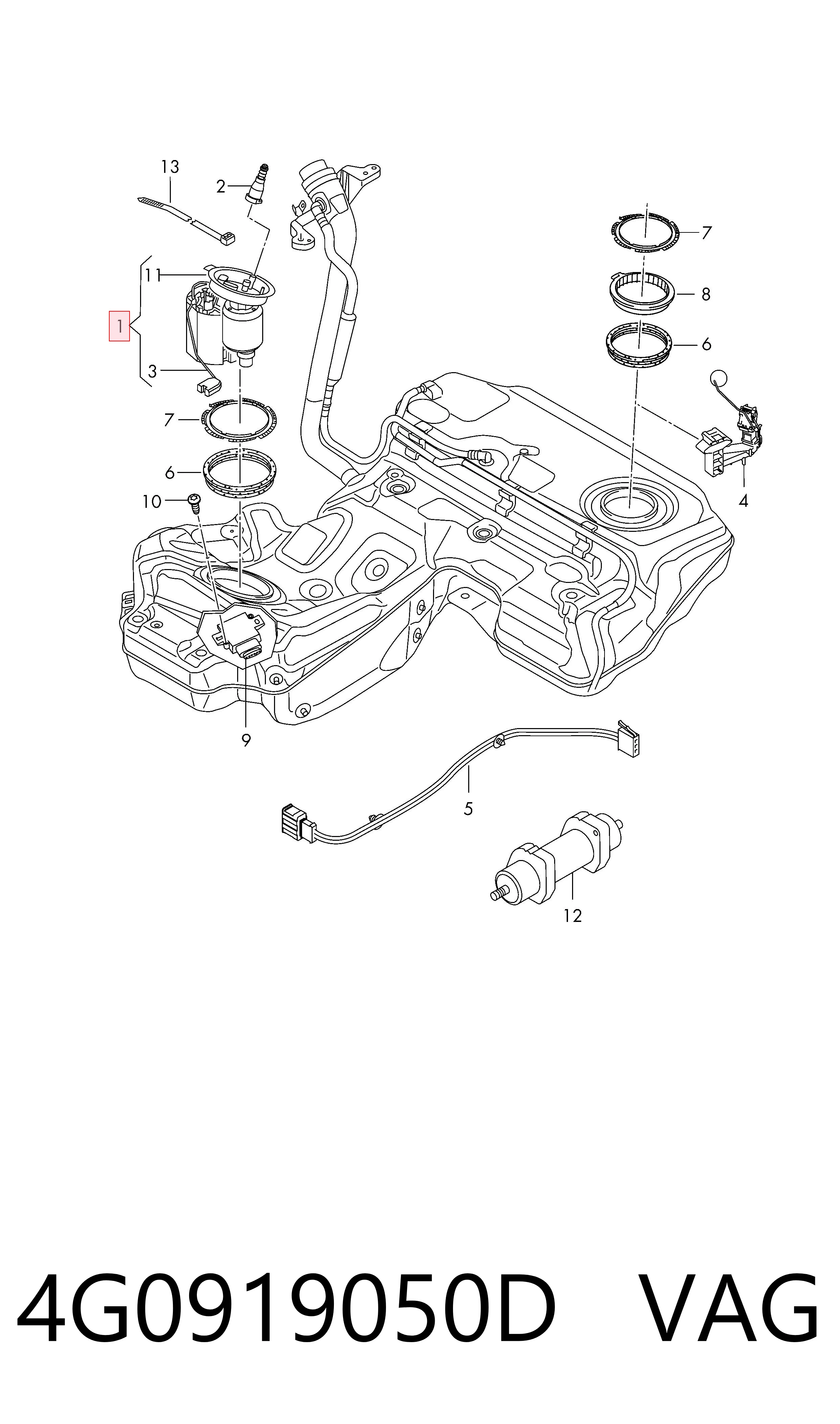 4G0919050D VAG