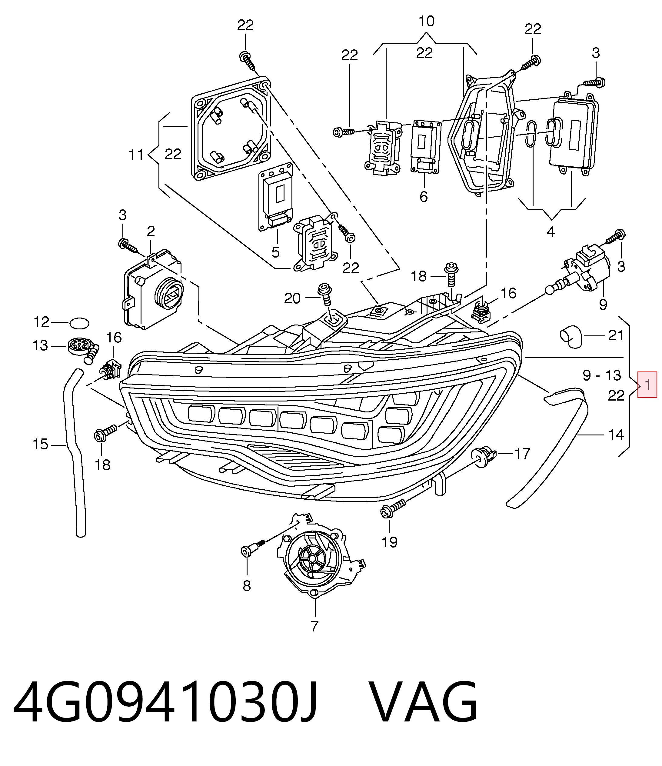 4G0941030J VAG
