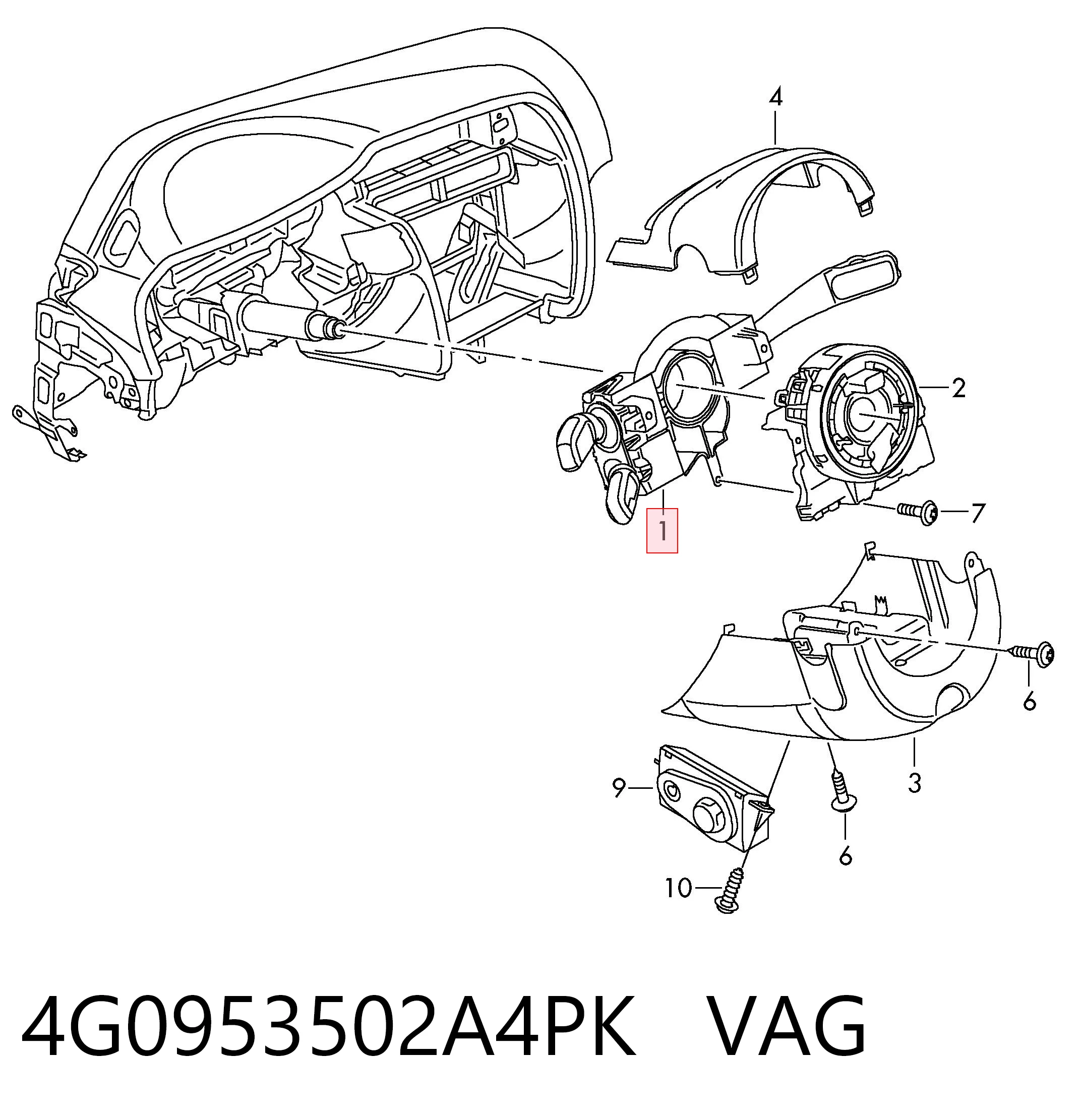 4G0953502A4PK VAG