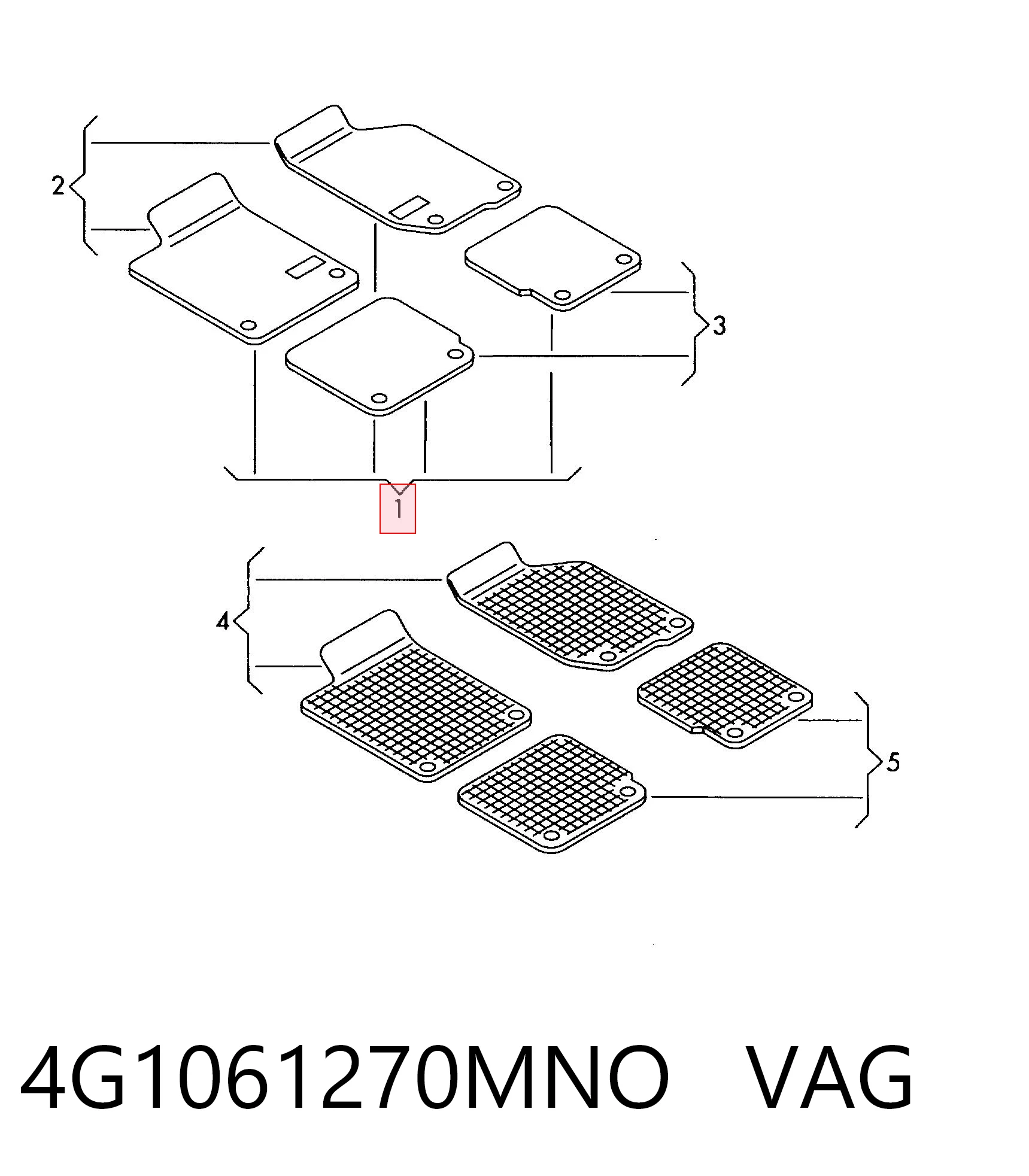 Alfombrillas para coche para Audi A6 C7 4G2, 4GC