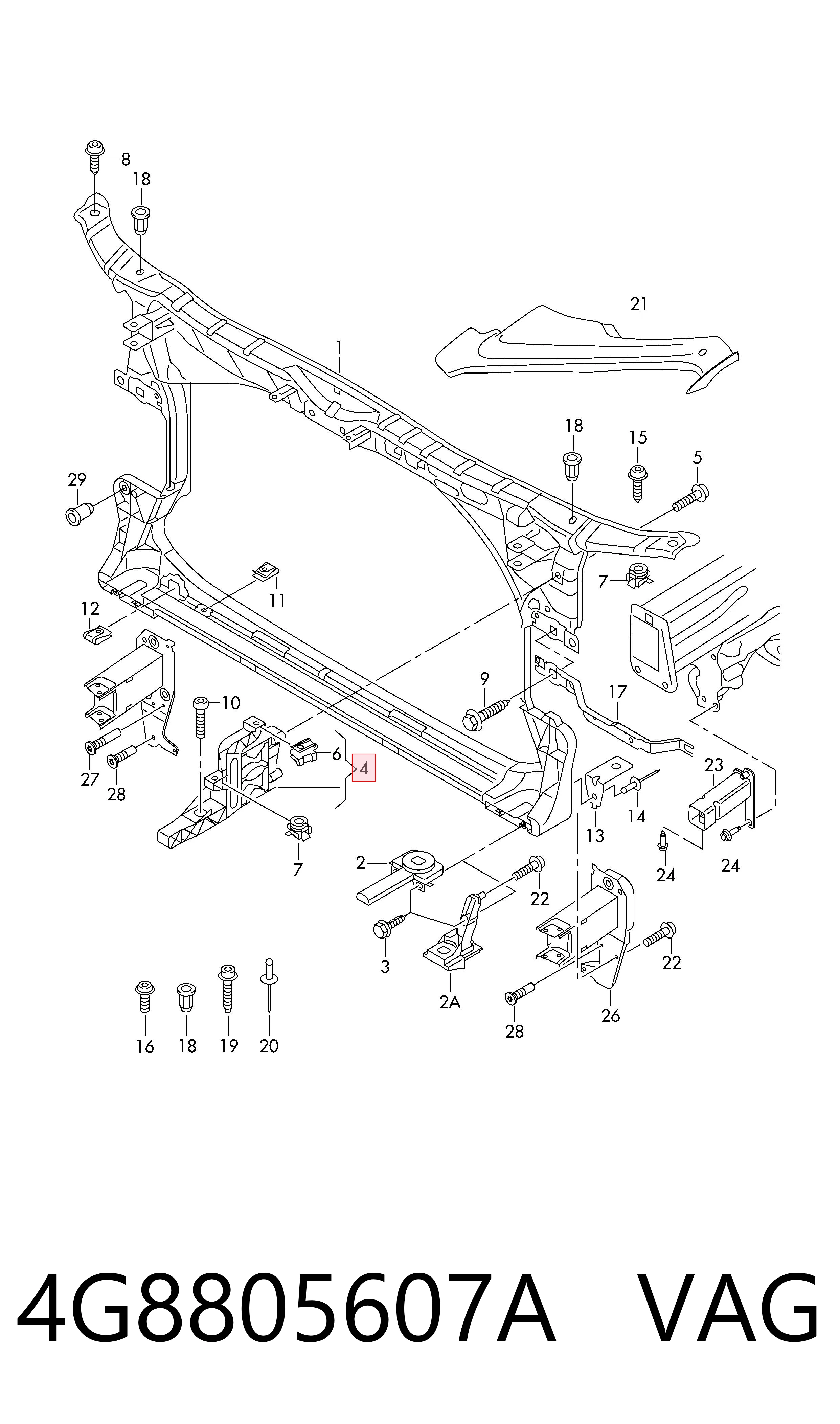 4G8805607A VAG