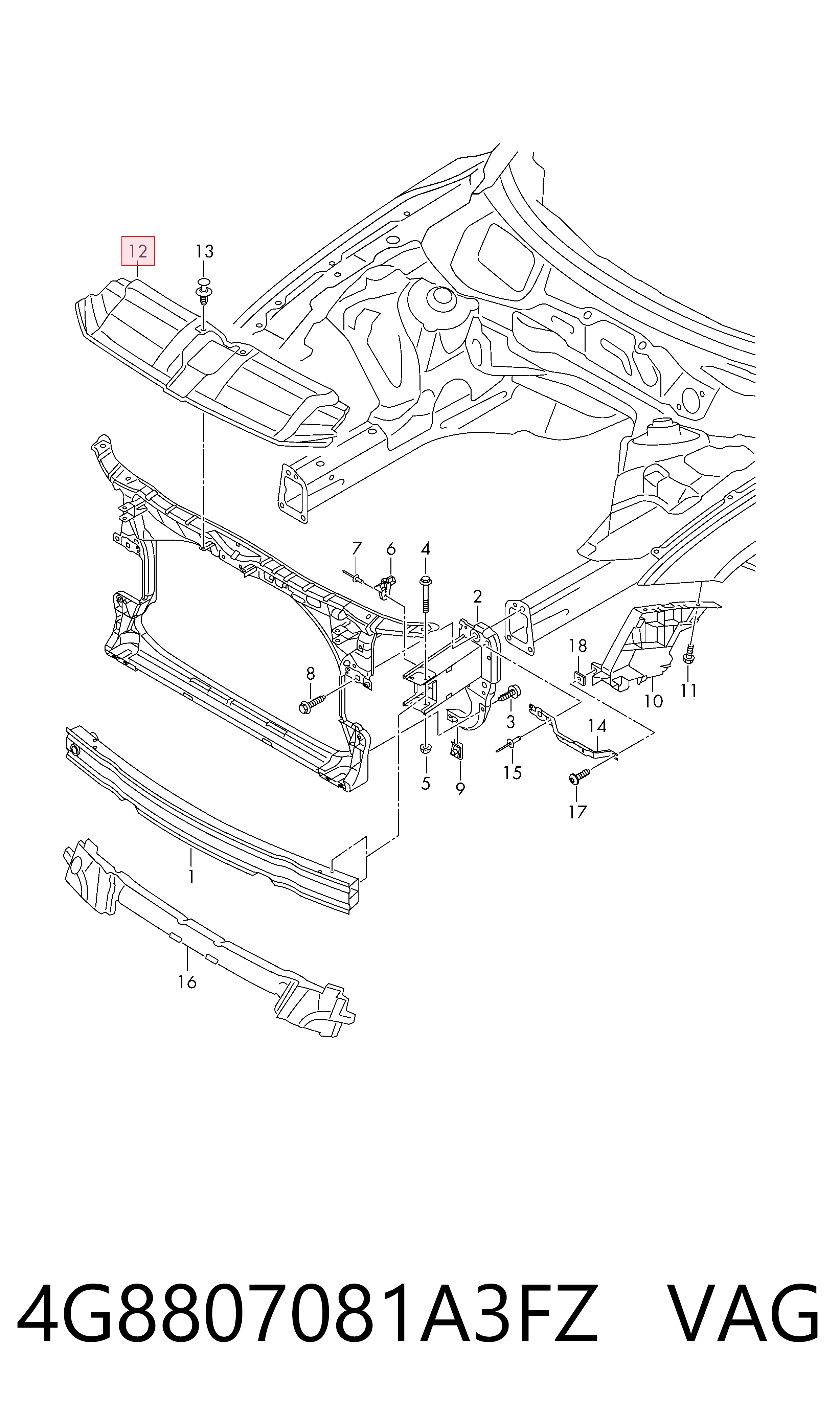 4G8807081A3FZ VAG