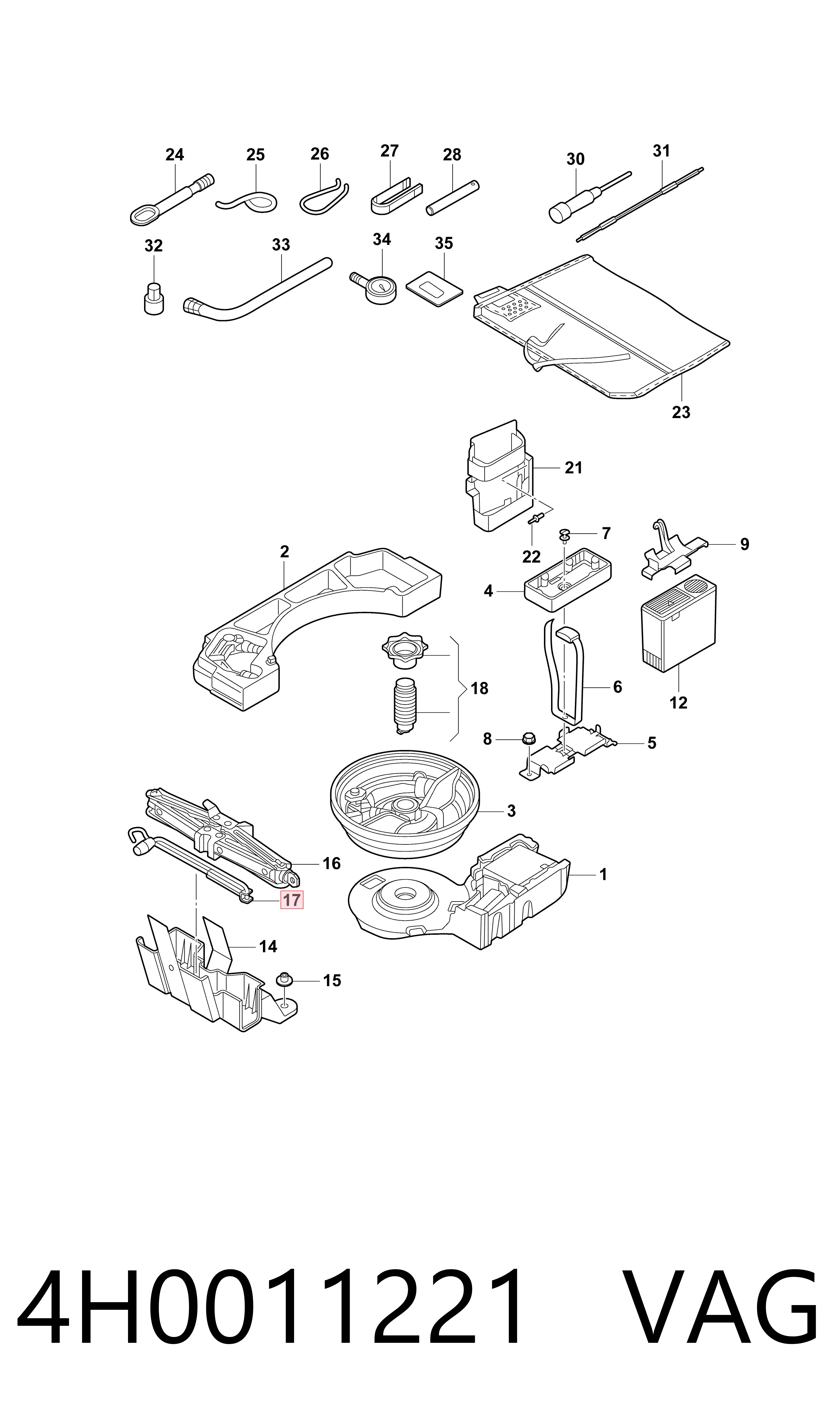  VAG 4H0011221 precio, desde 27,95 EUR