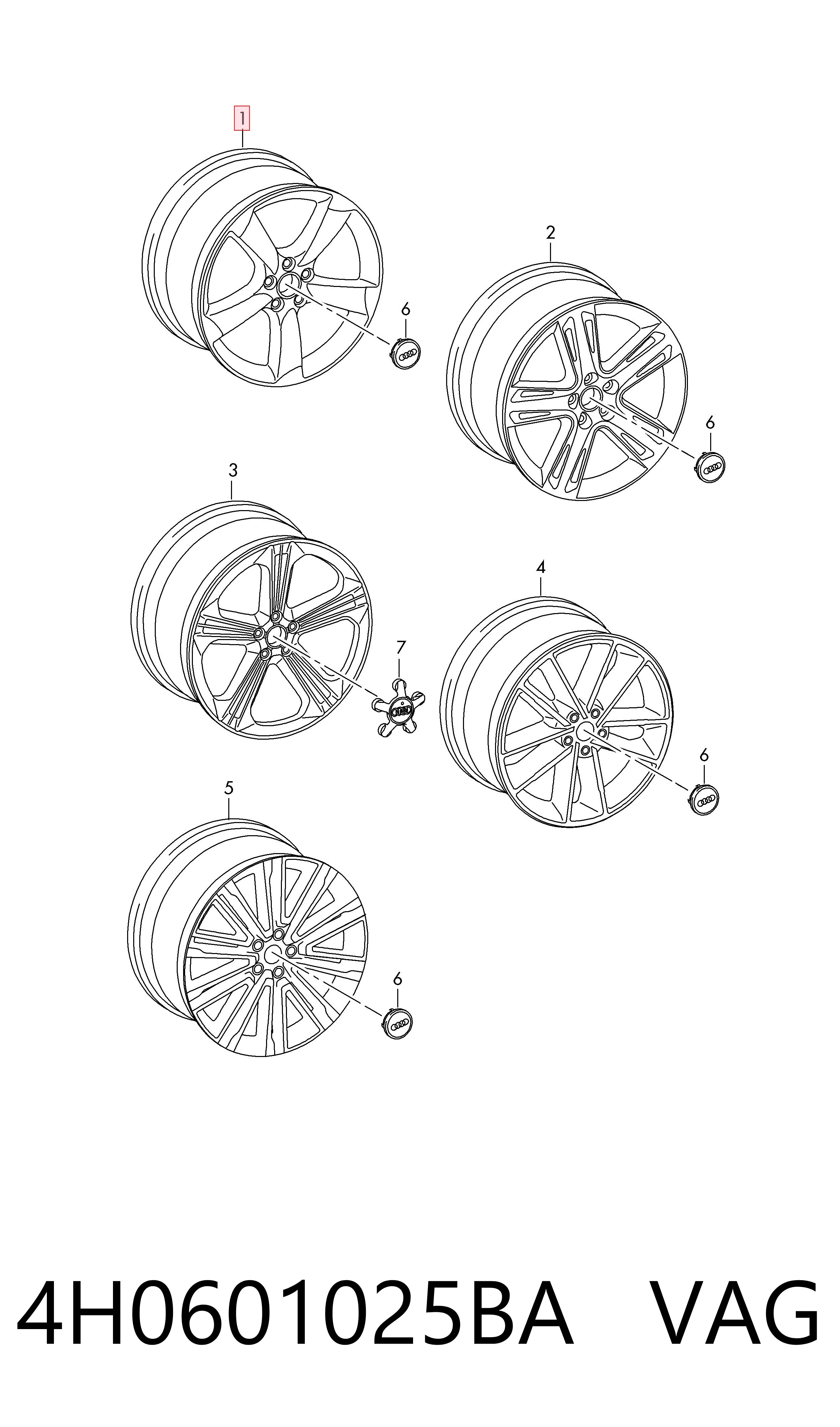 4H0601025BA VAG Aros