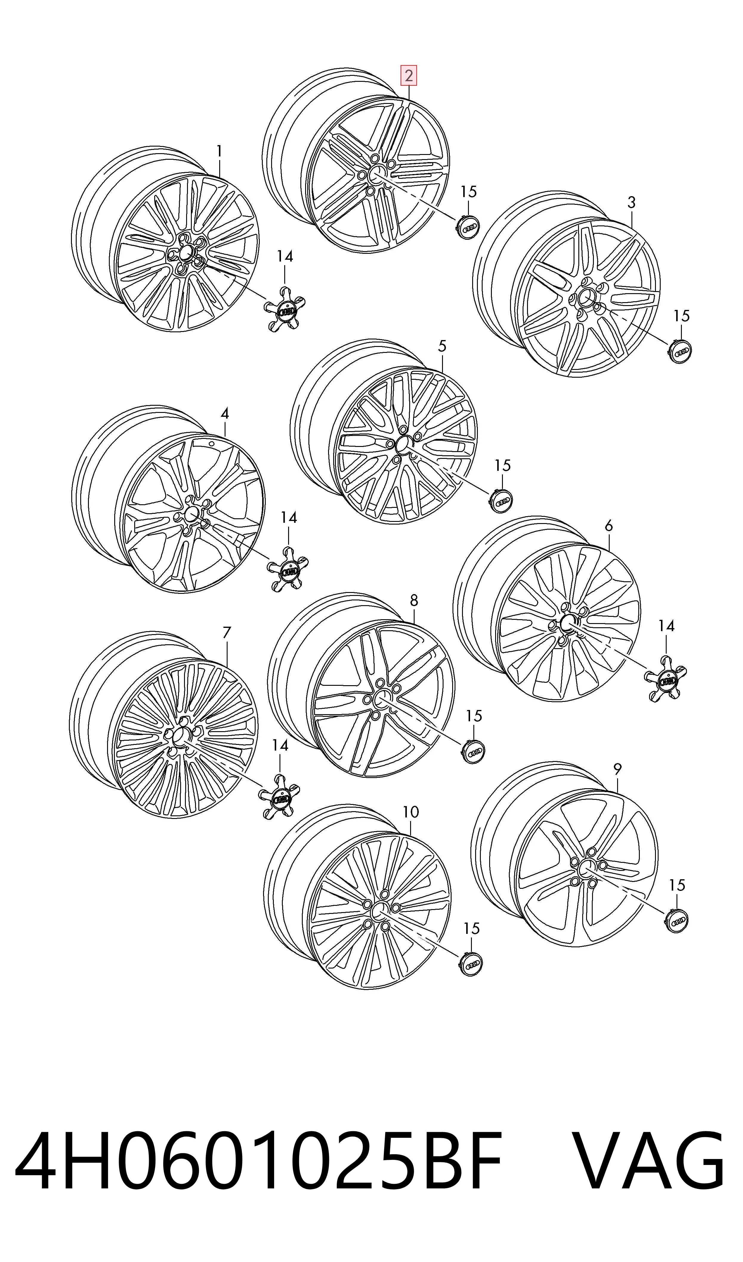 4H0601025BF VAG