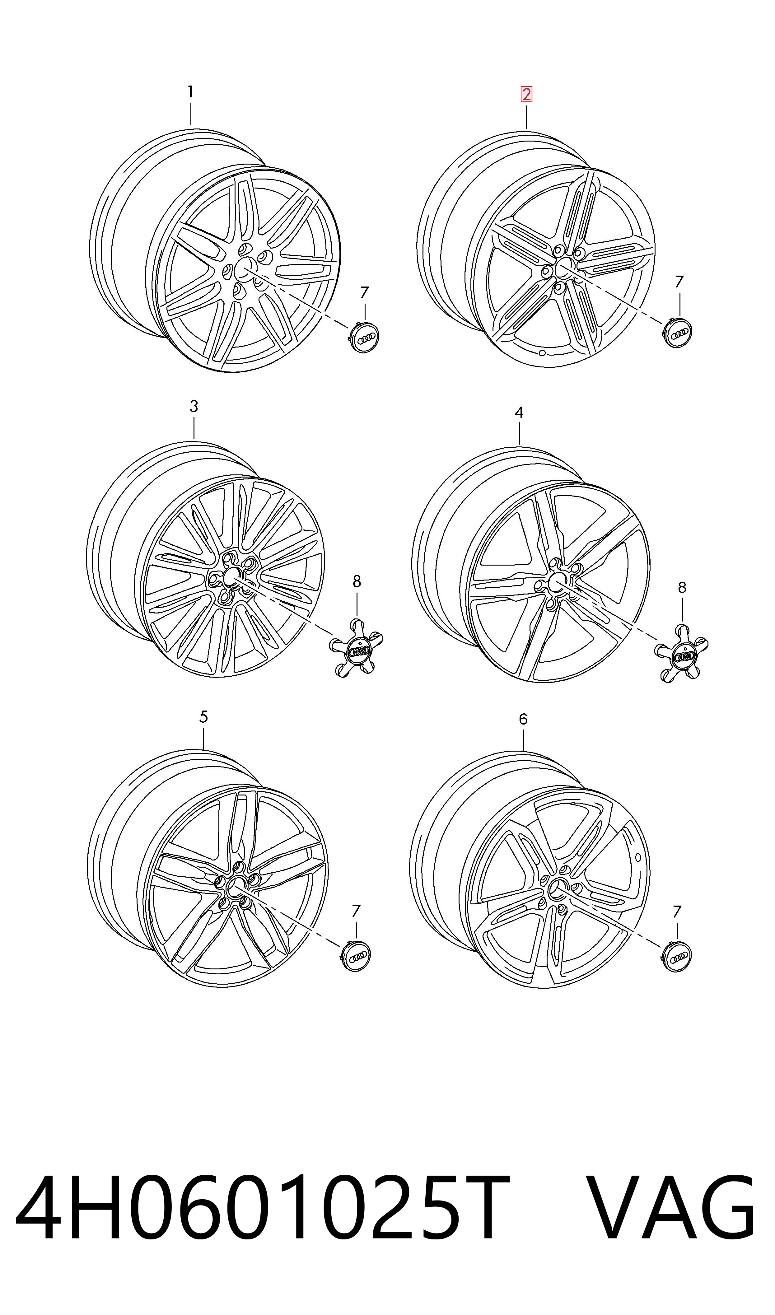 4H0601025T VAG Aros