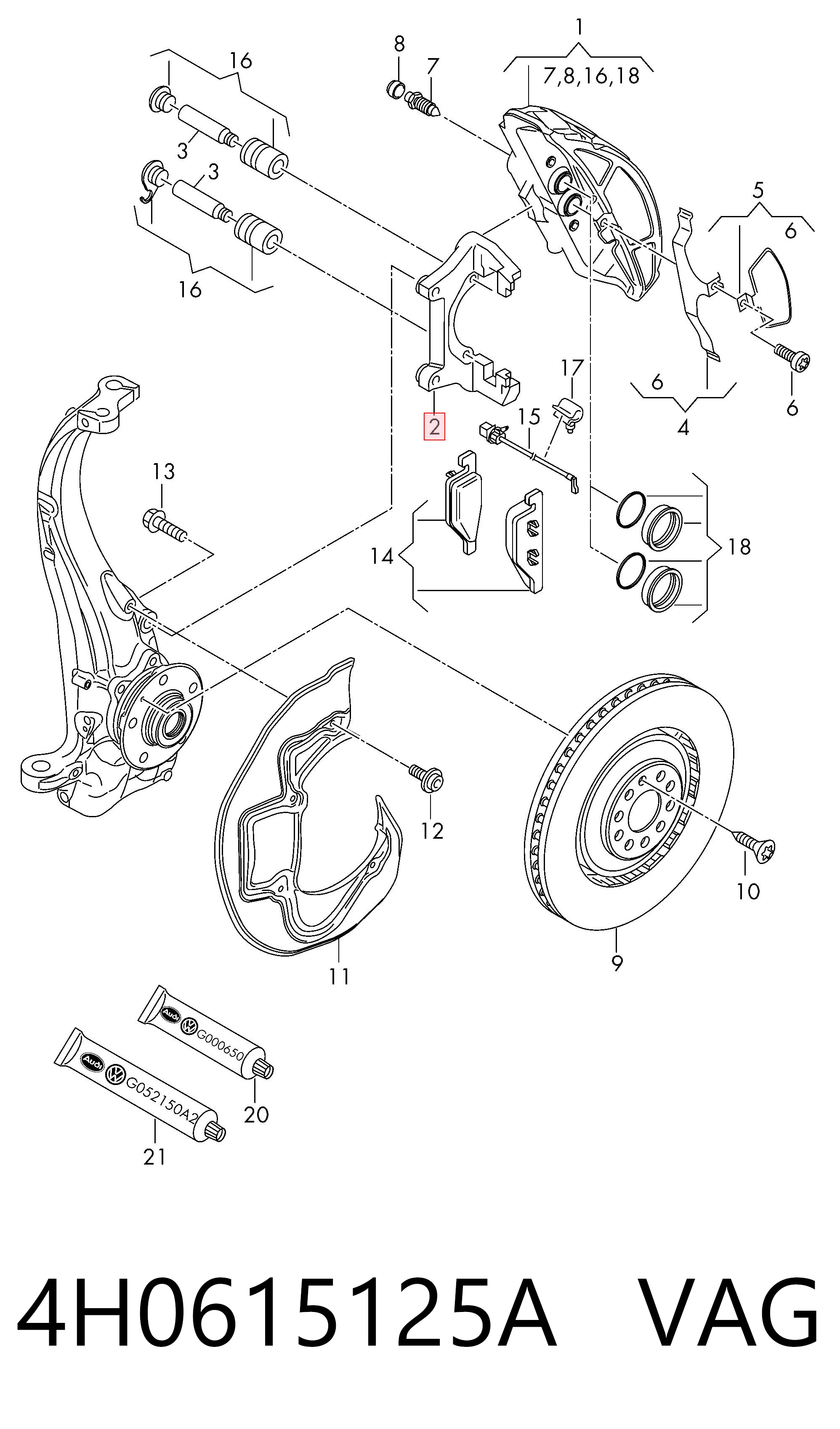 4H0615125A VAG
