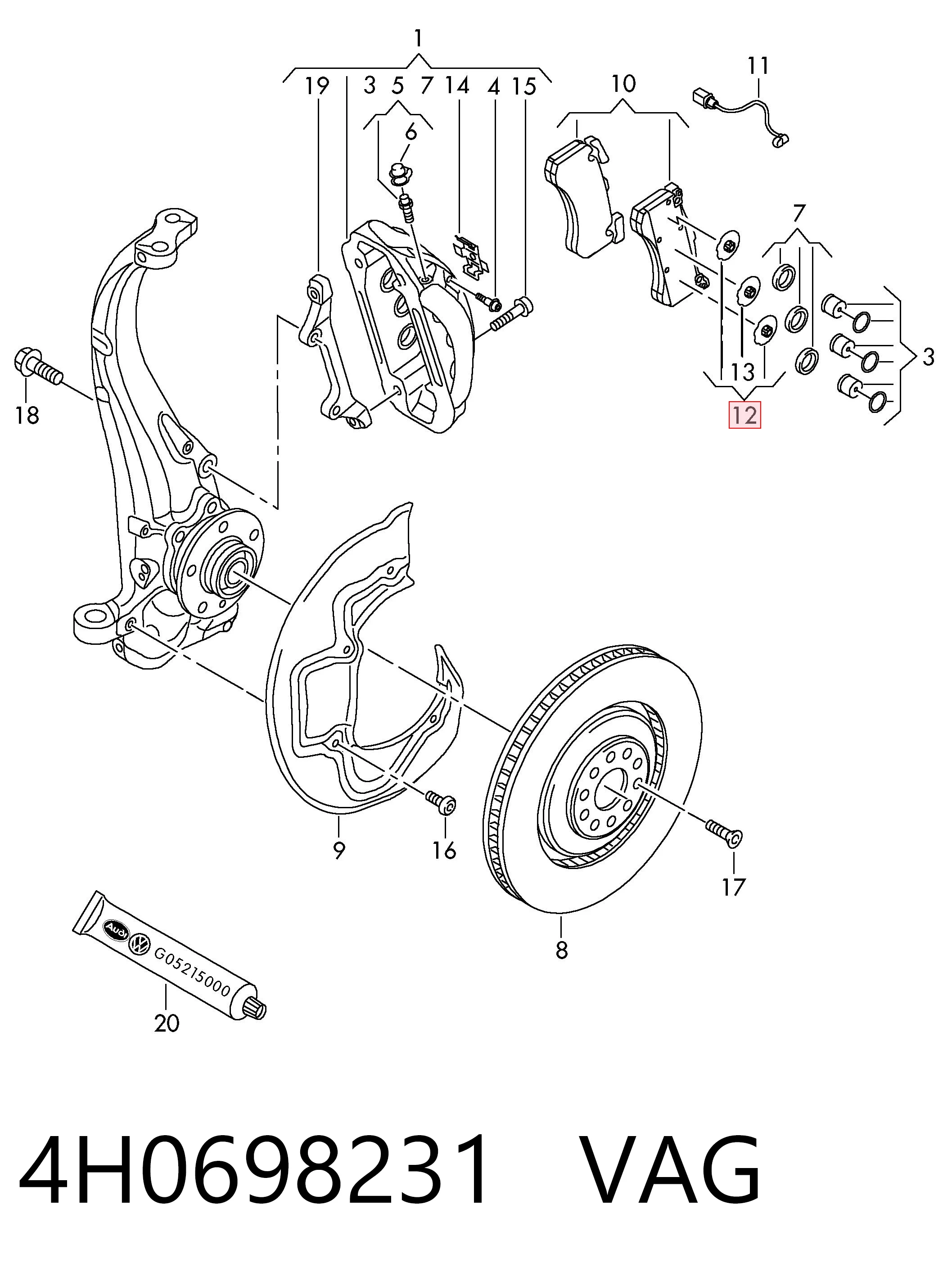 4H0698231 VAG
