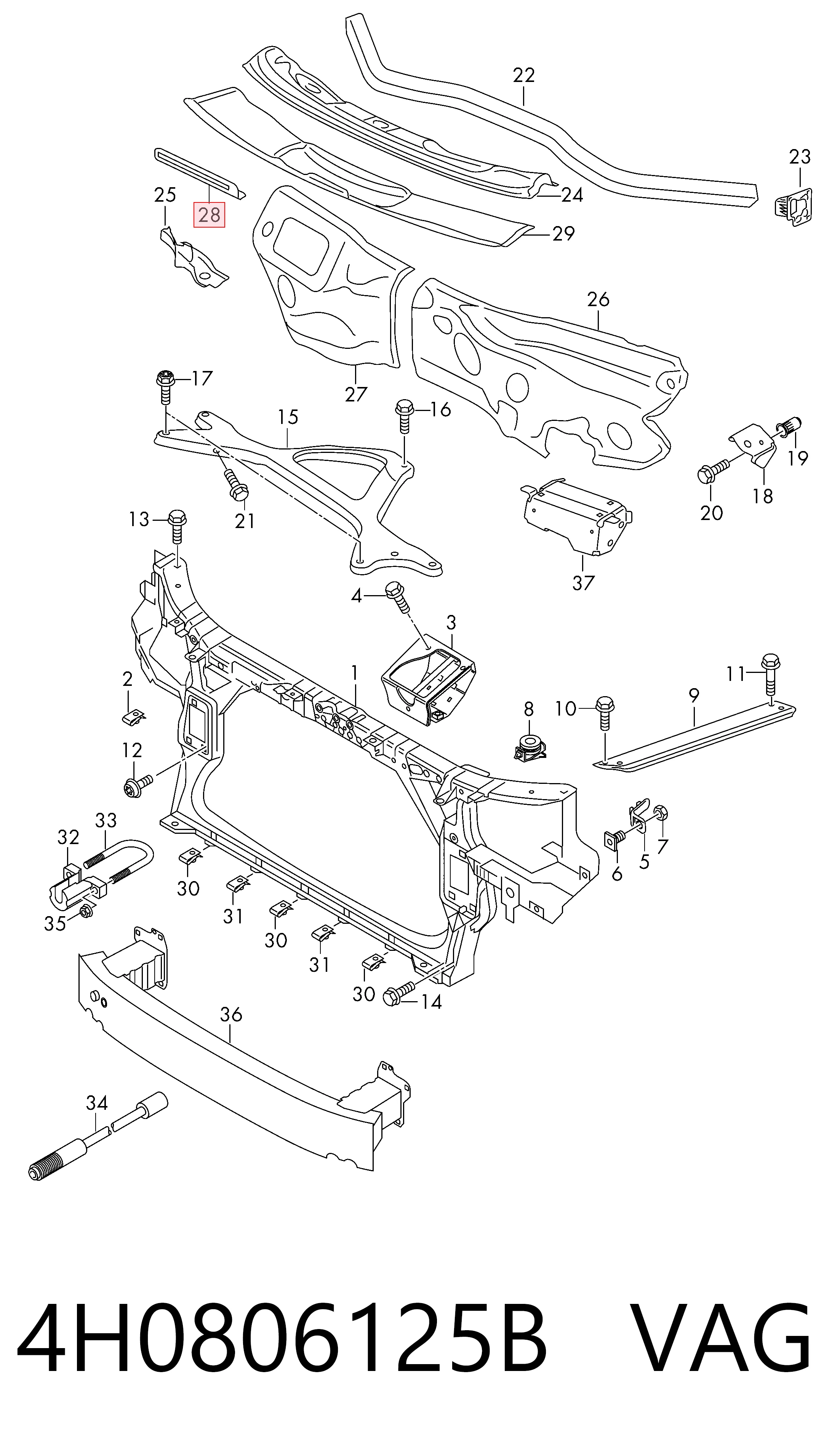 4H0806125B VAG