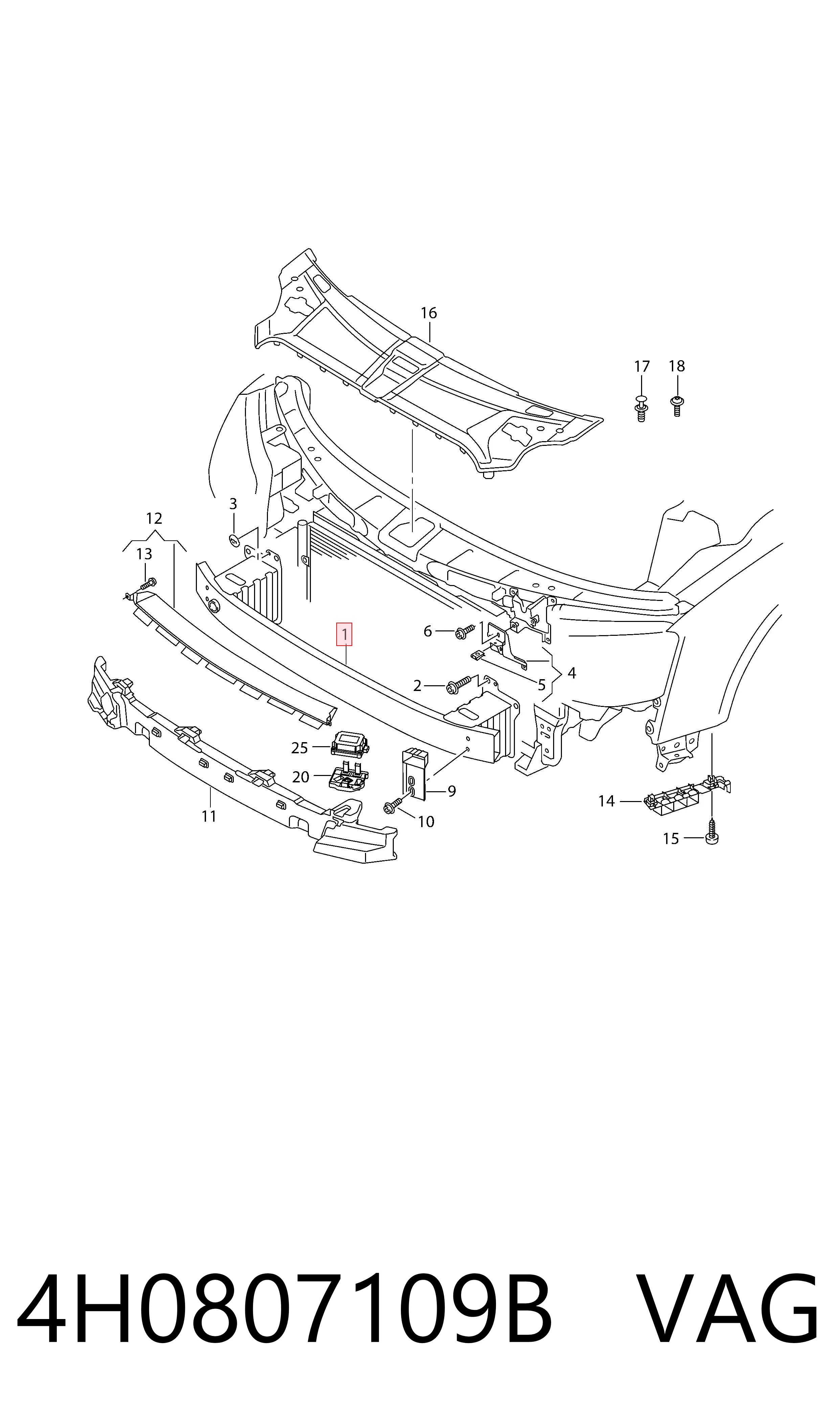 4H0807109B VAG