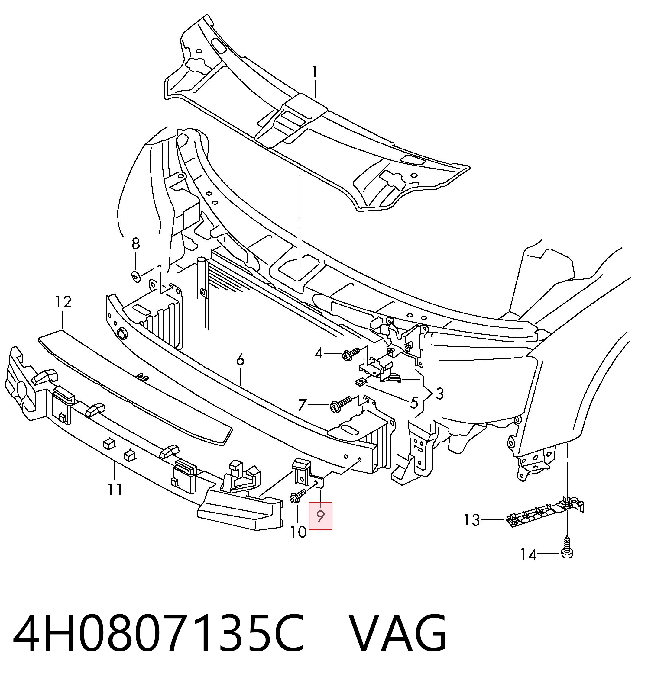 Comprar 4H0807135C VAG 