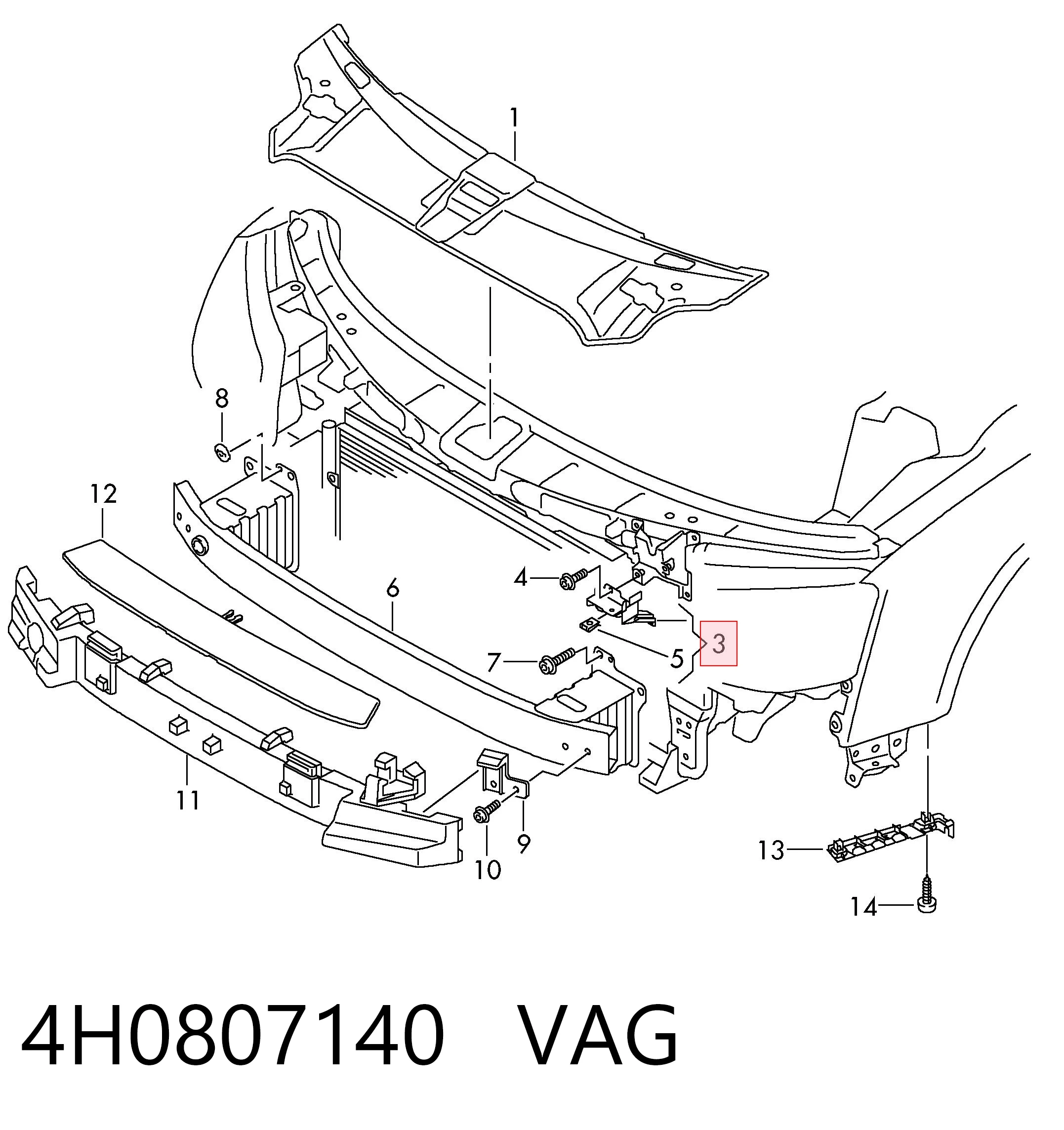 Comprar 4H0807140 VAG 