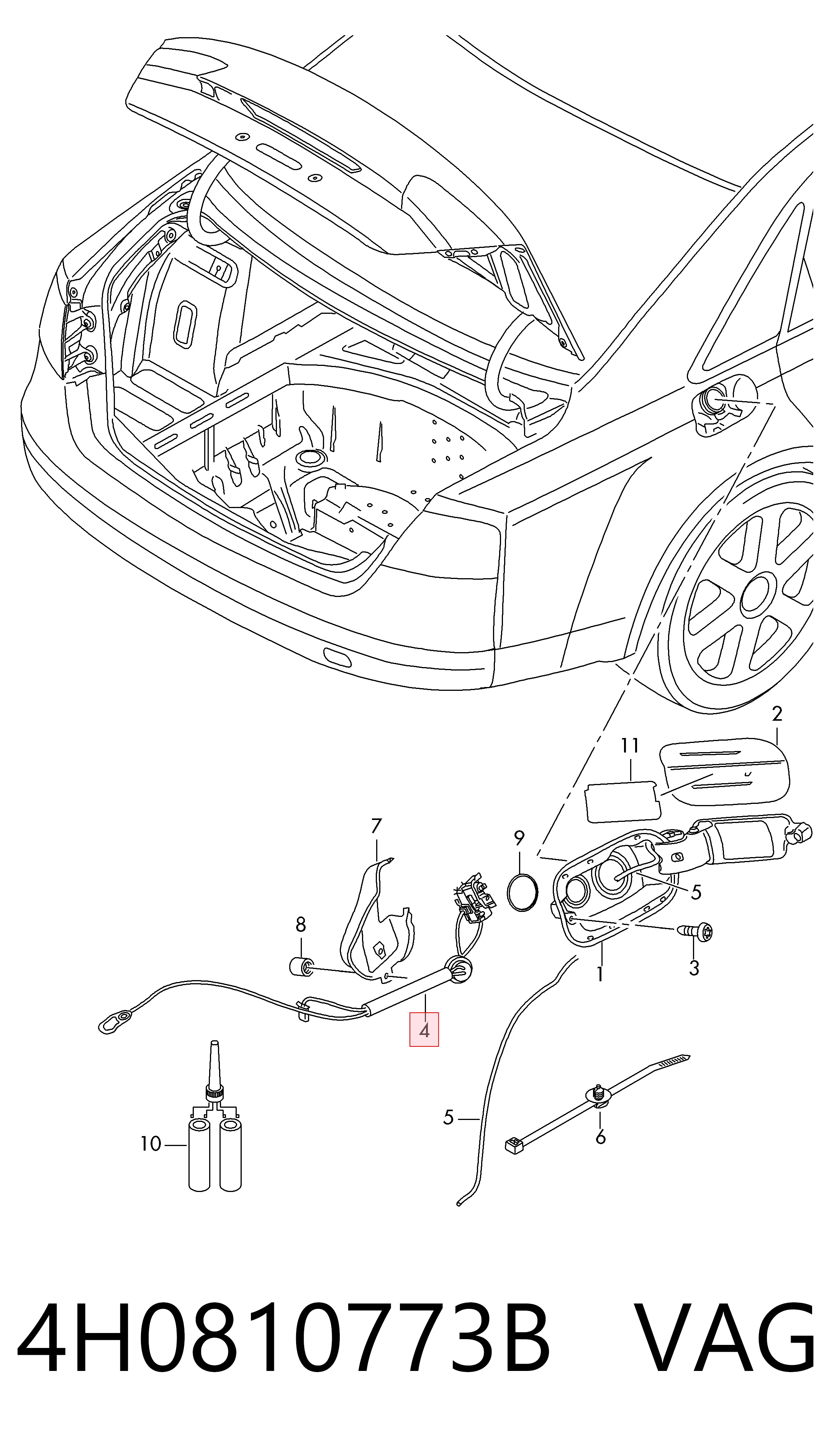 4H0810773B VAG