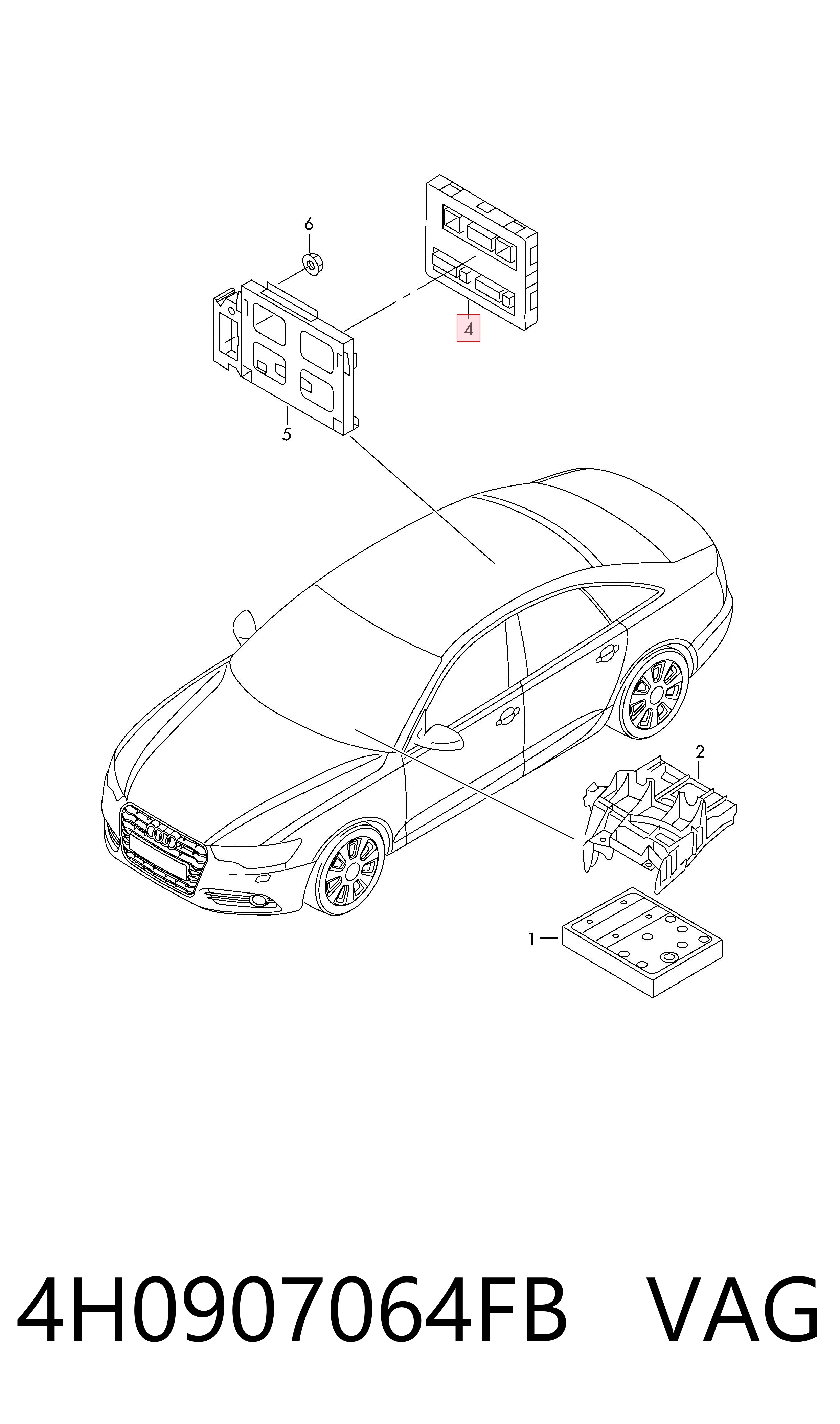 Comprar Módulo de confort Audi A6 C7 4G2, 4GC