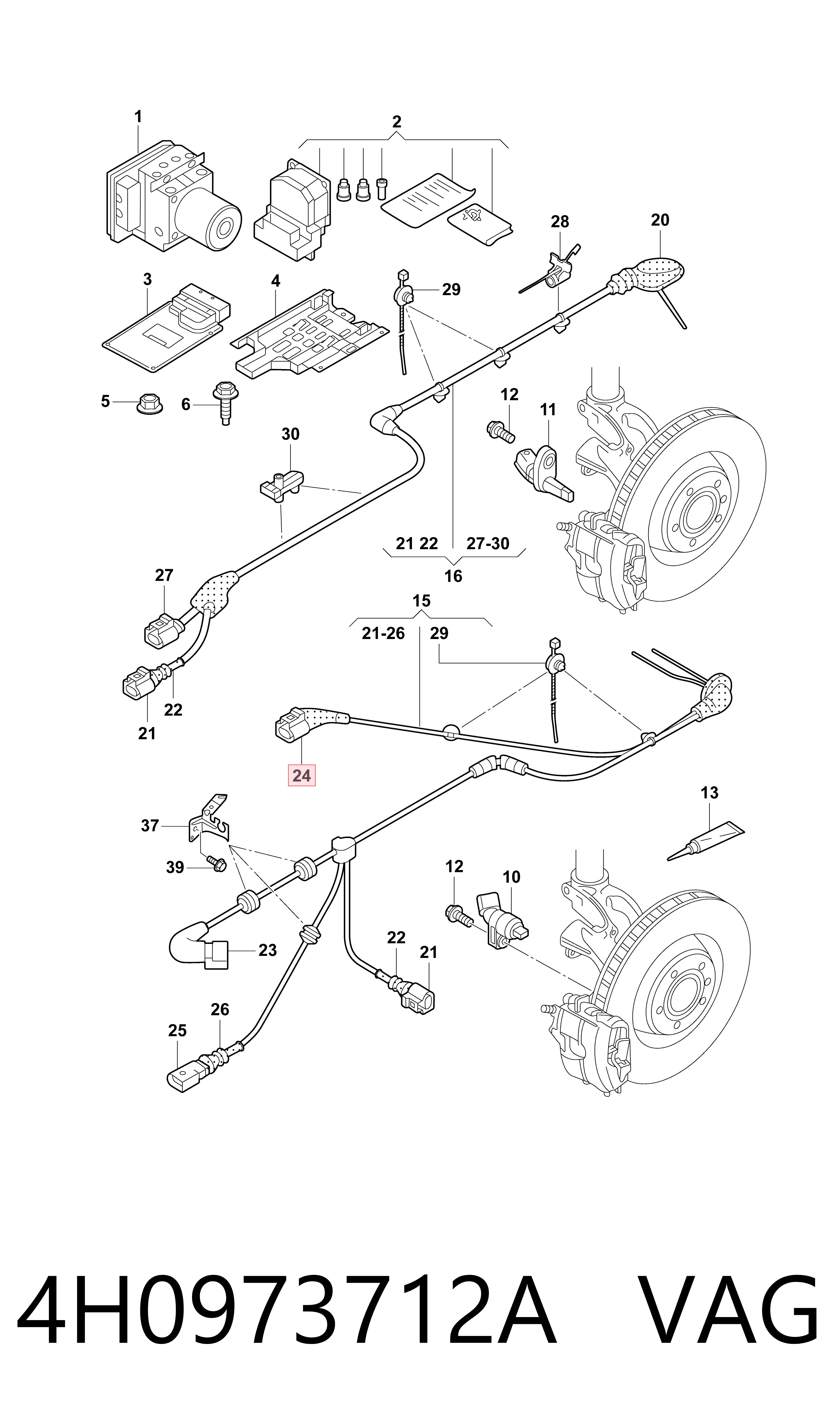 4H0973712A VAG 