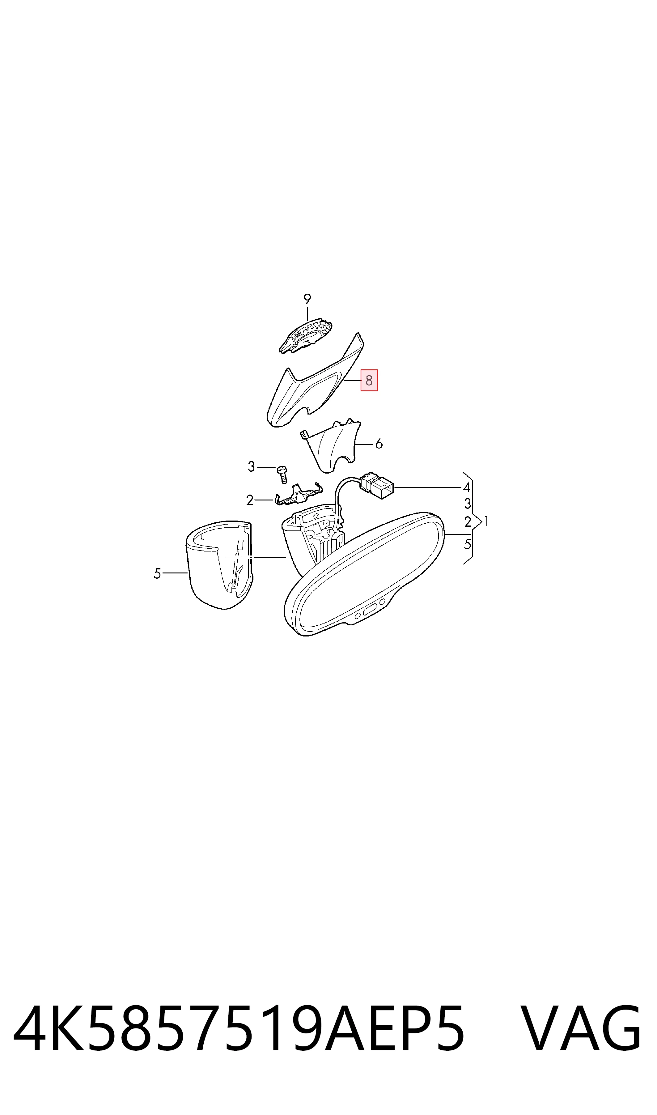 4K5857519AEP5 VAG