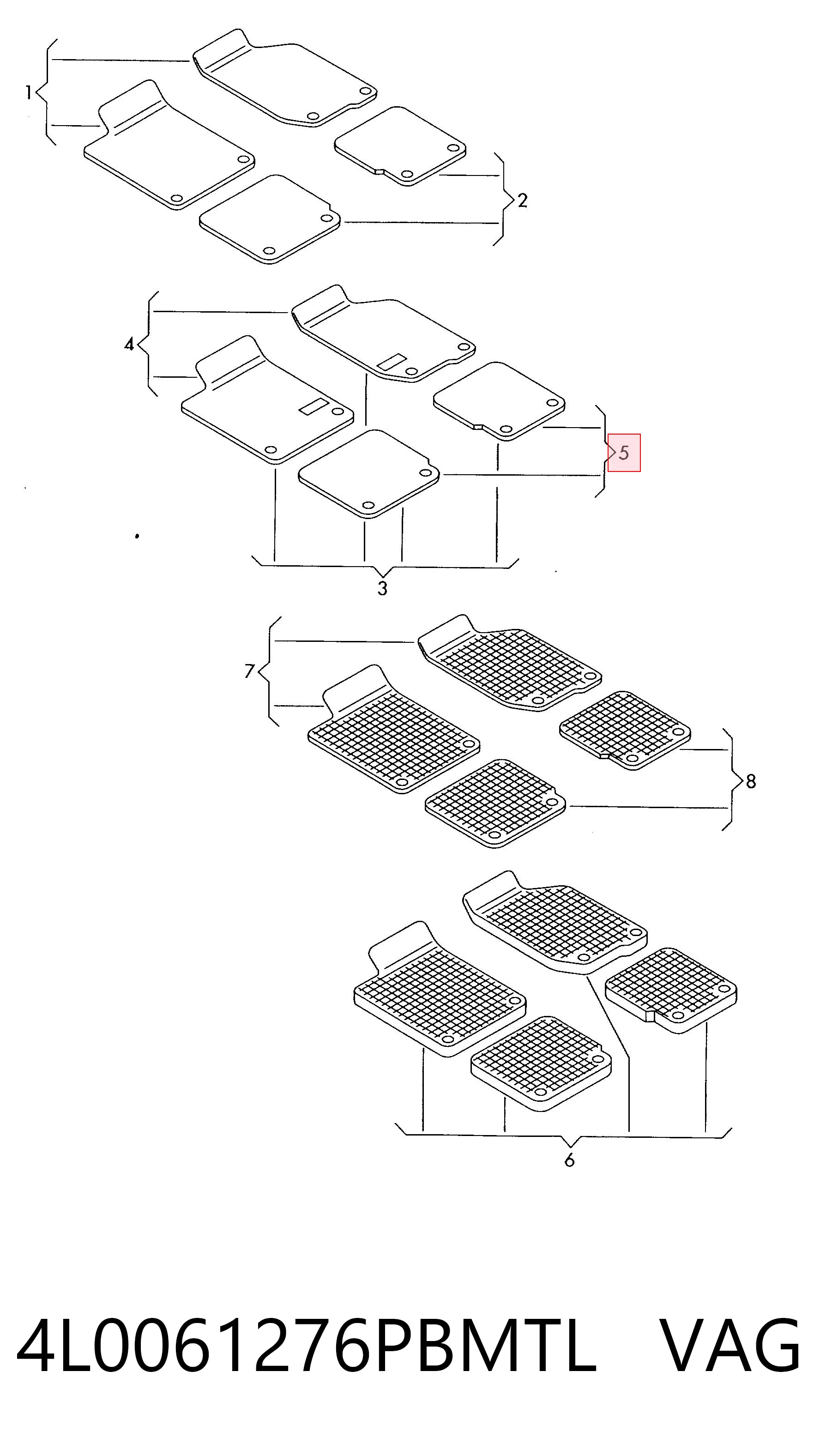 4L0061276PBMTL VAG 