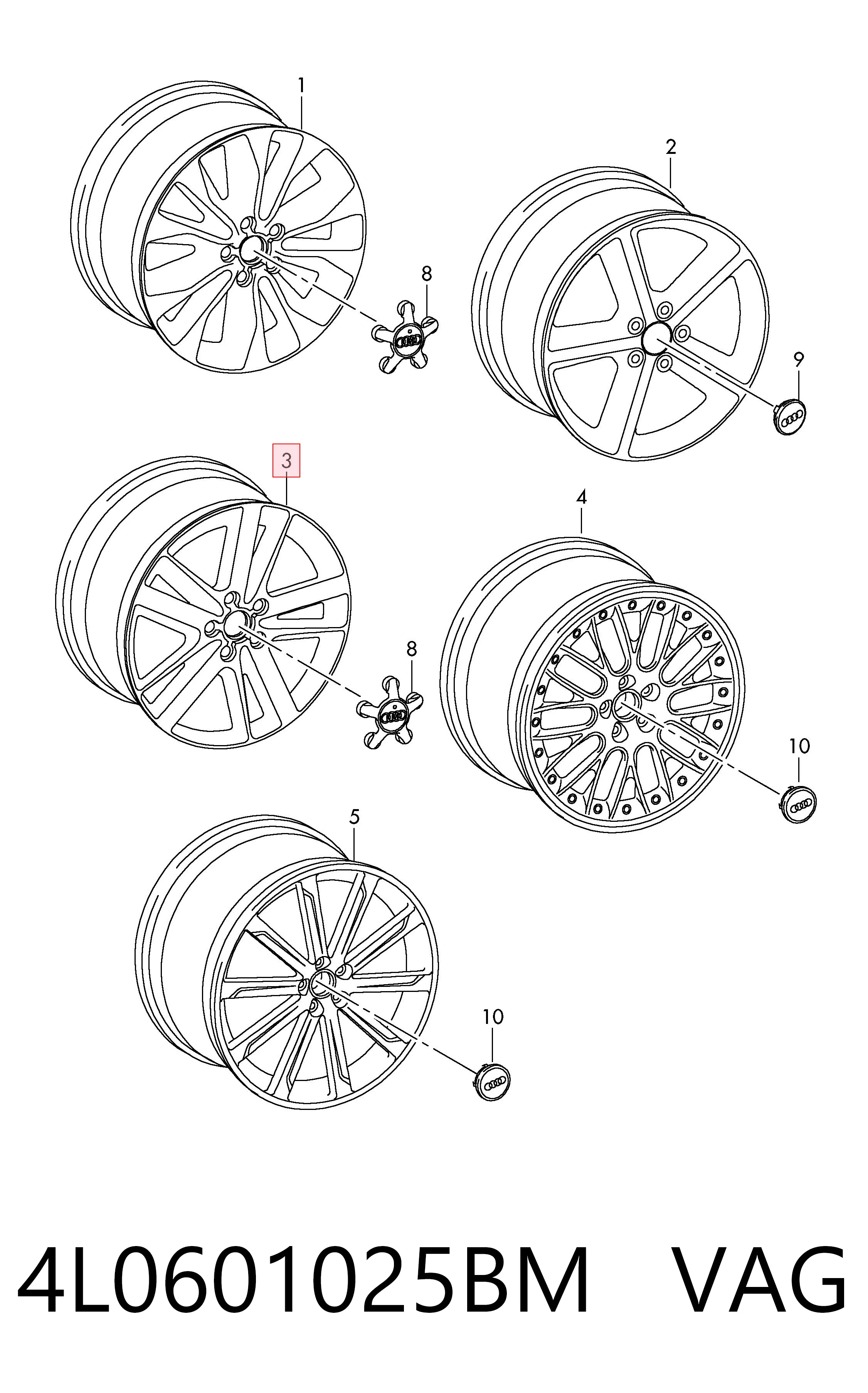 4L0601025BM VAG