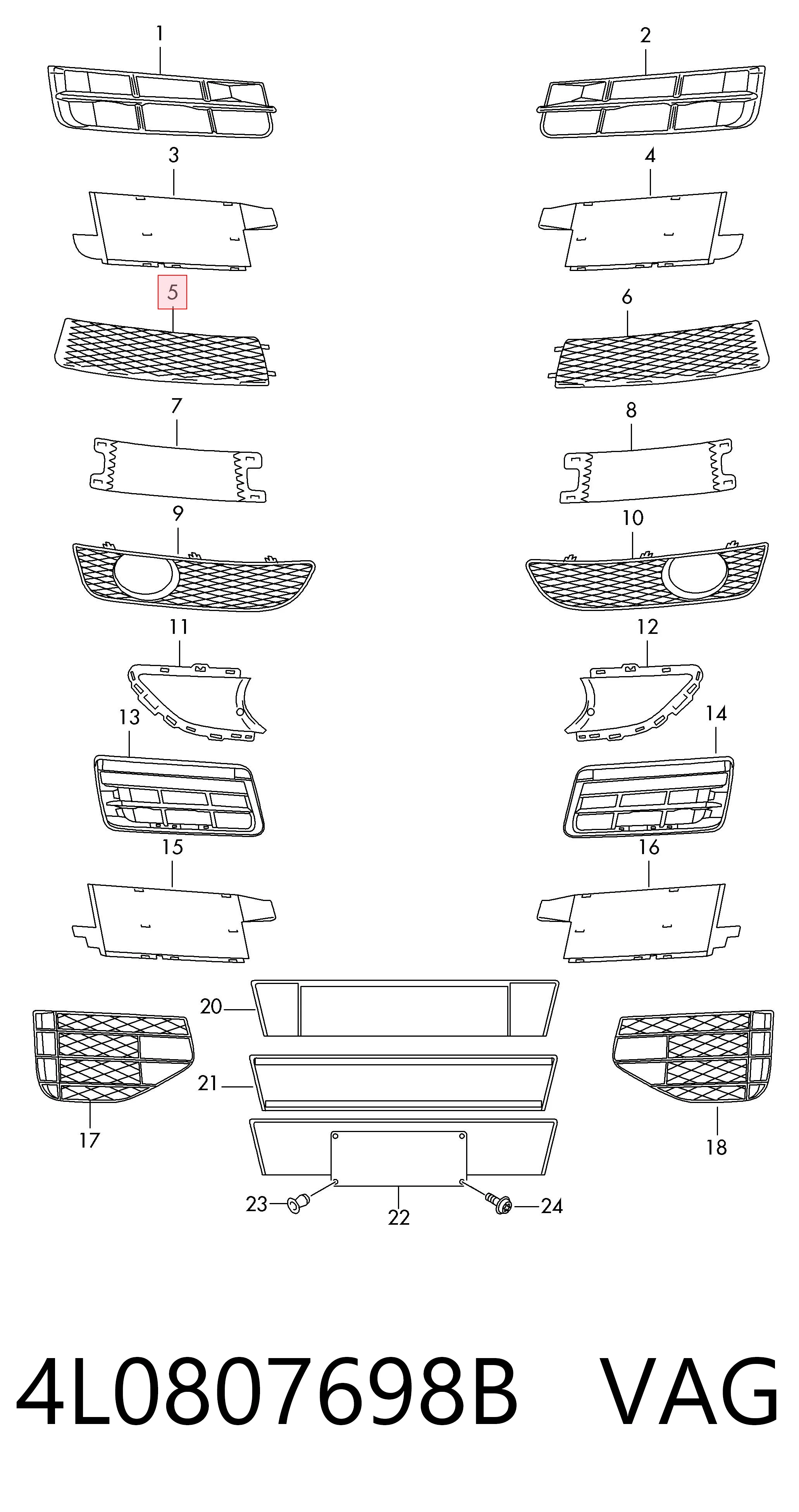 4L0807698B VAG