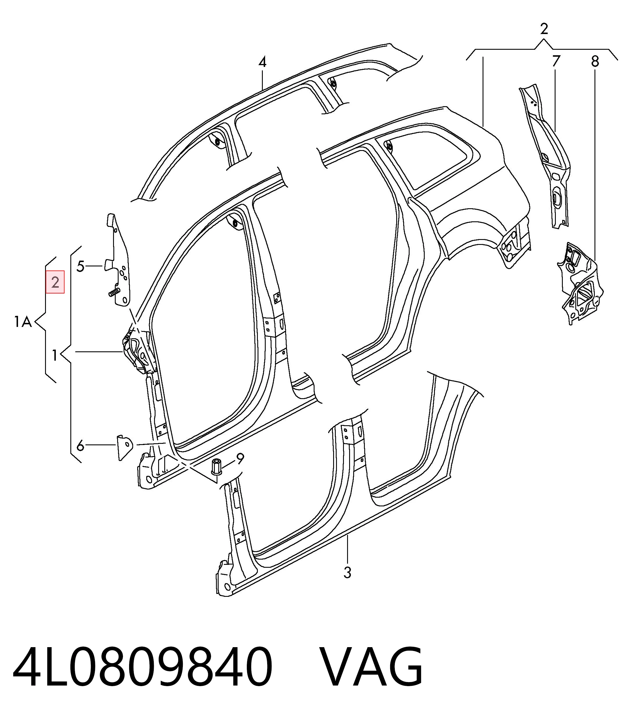 4L0809840 VAG