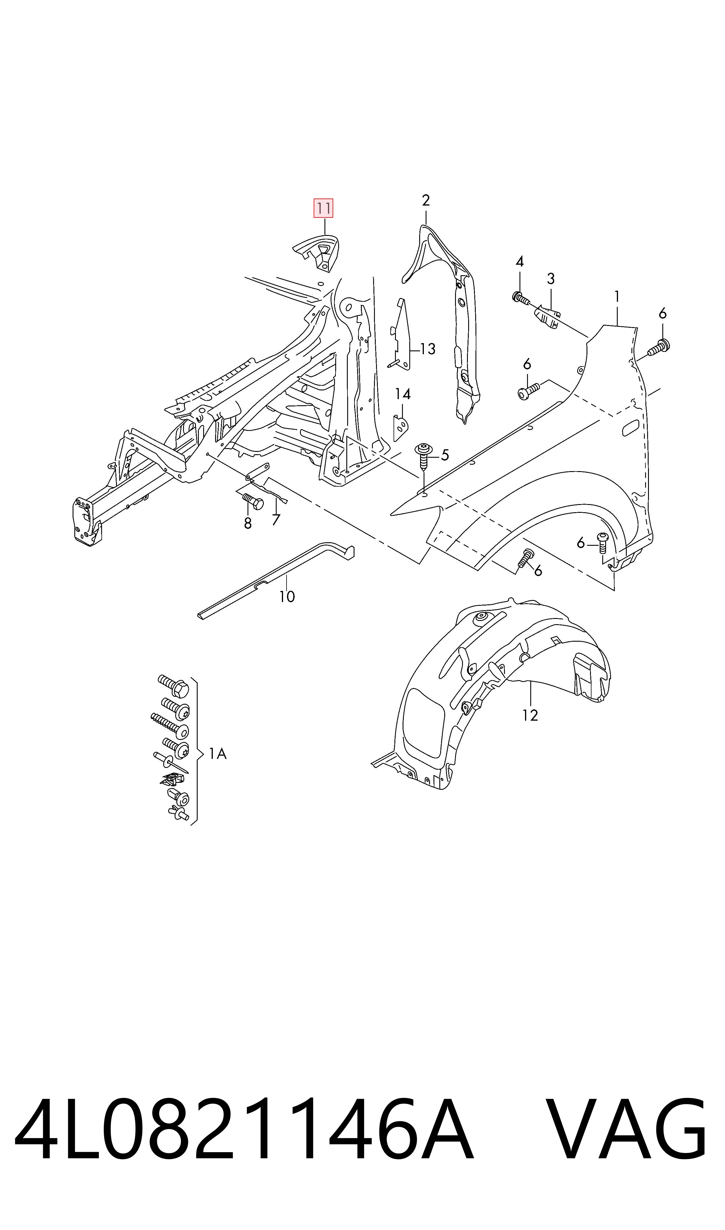 4L0821146A VAG