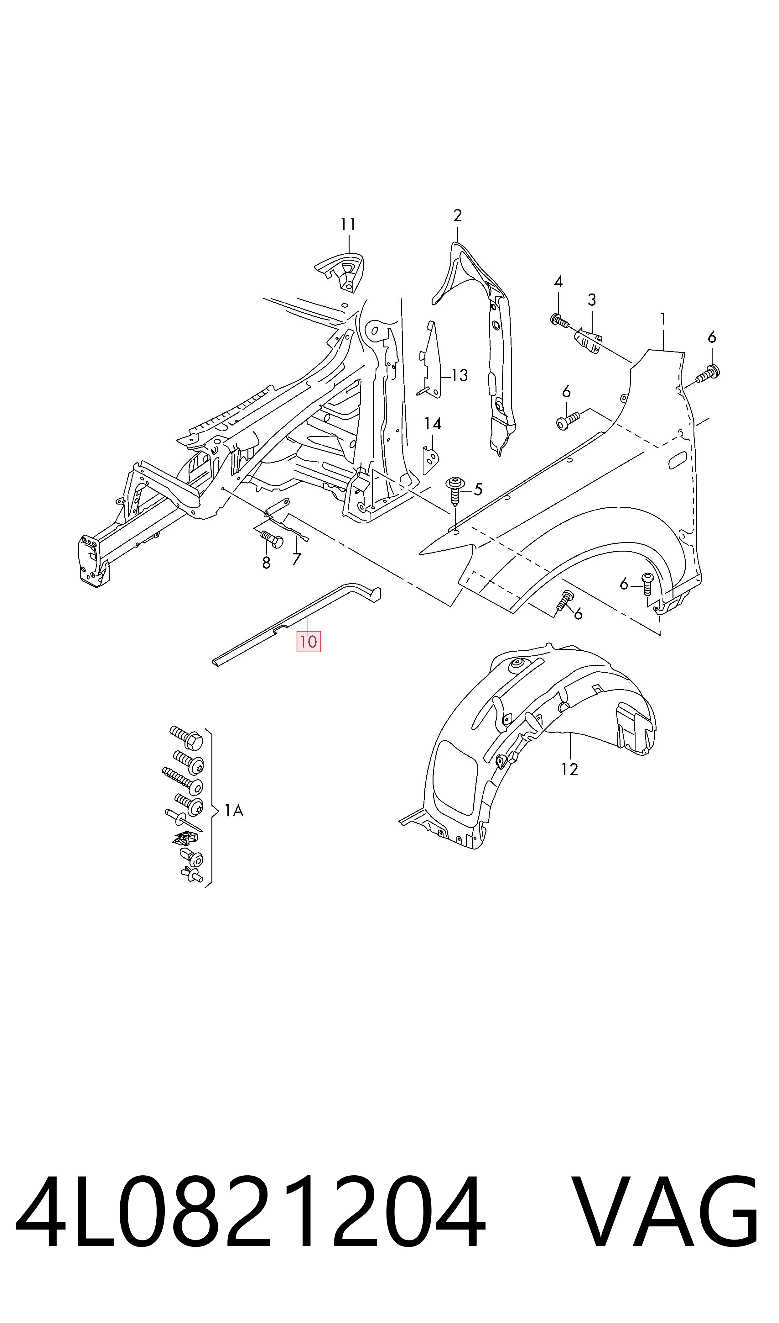4L0821204 VAG