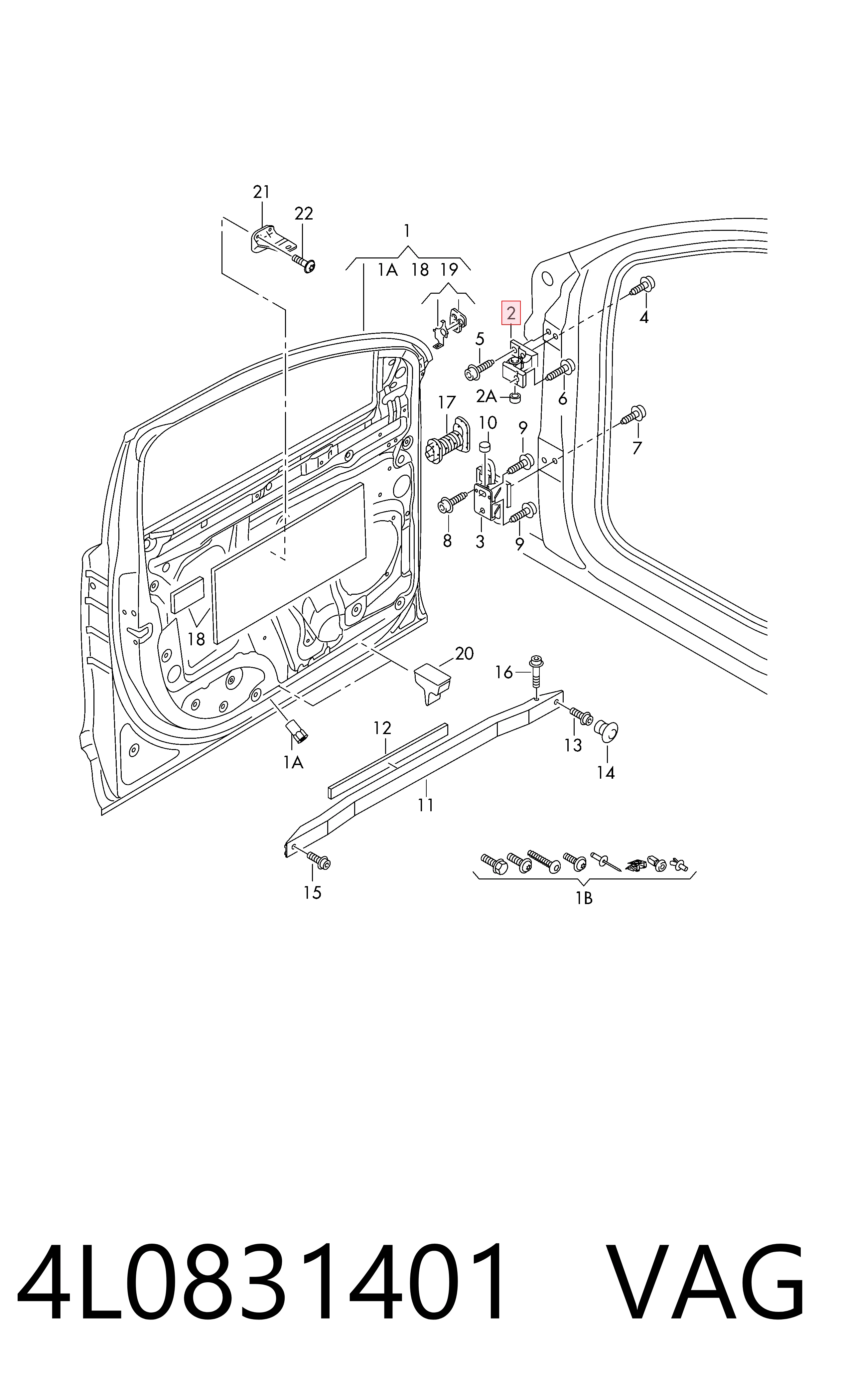 4L0831401 VAG
