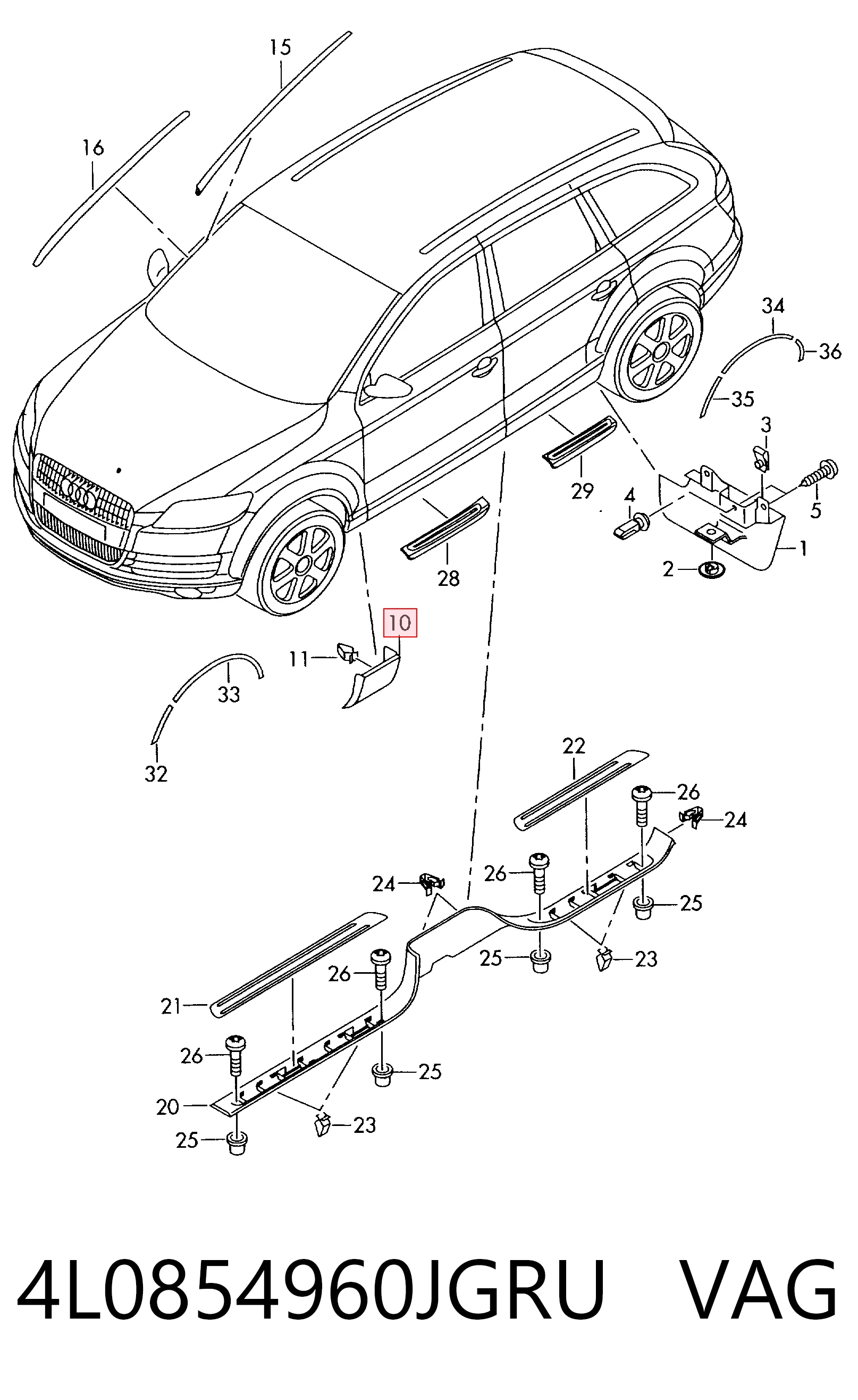 4L0854960JGRU VAG