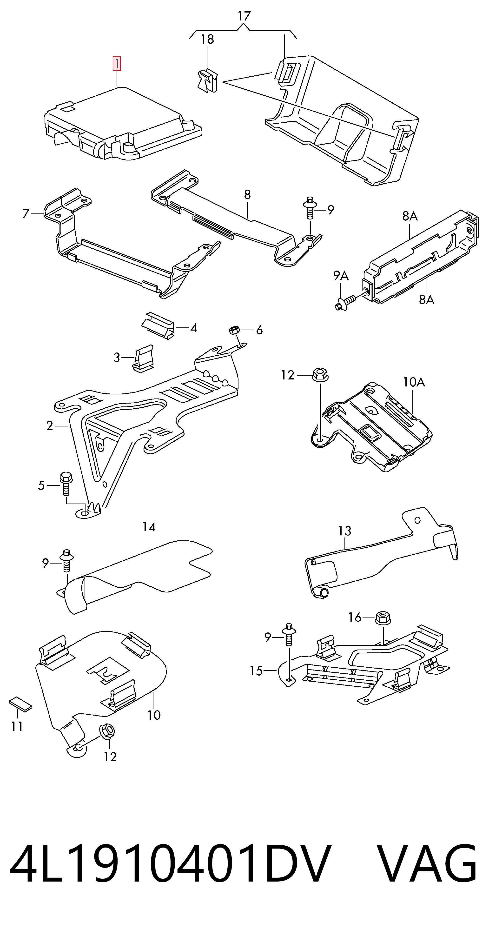  ECU Audi Q7 