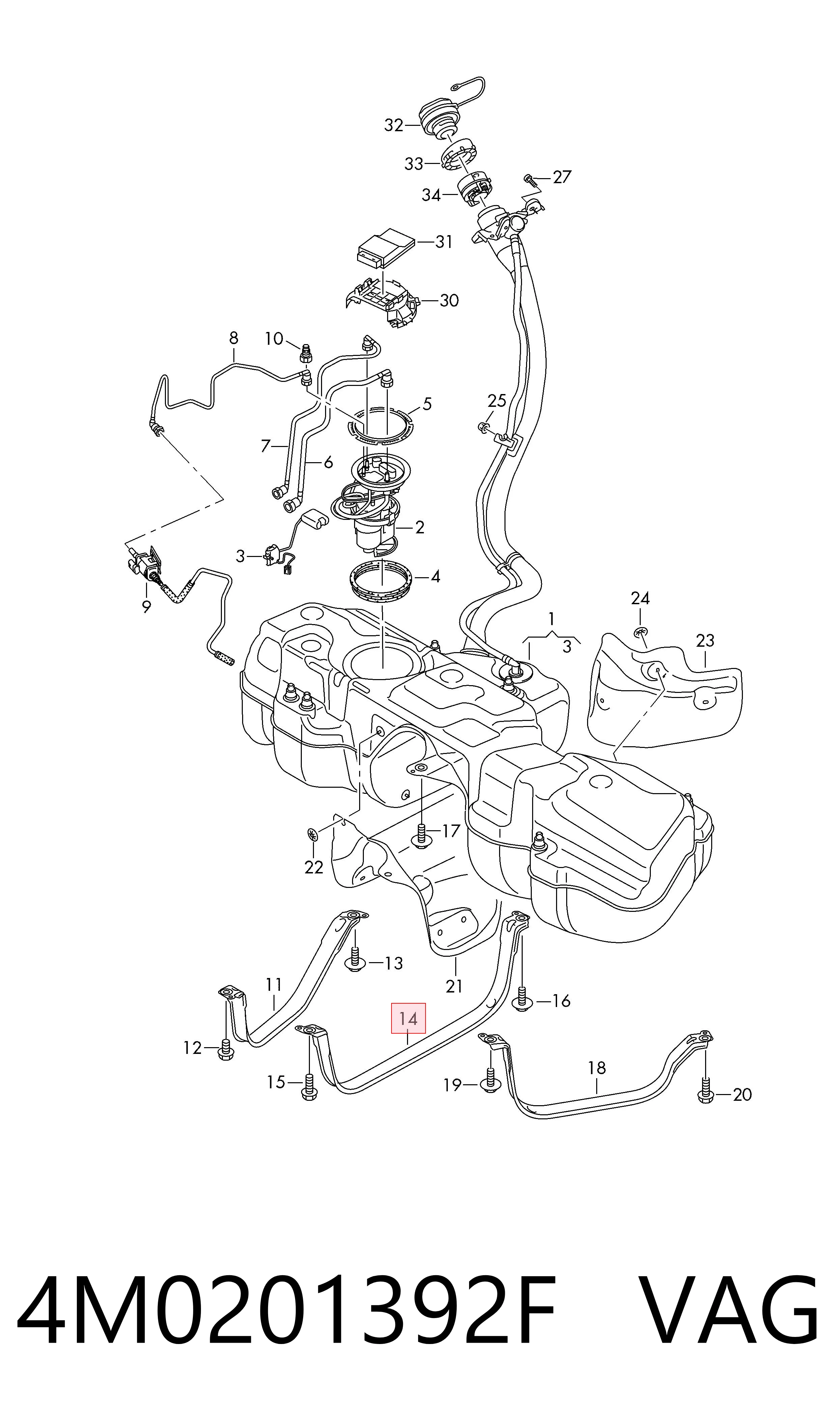 4M0201392F VAG