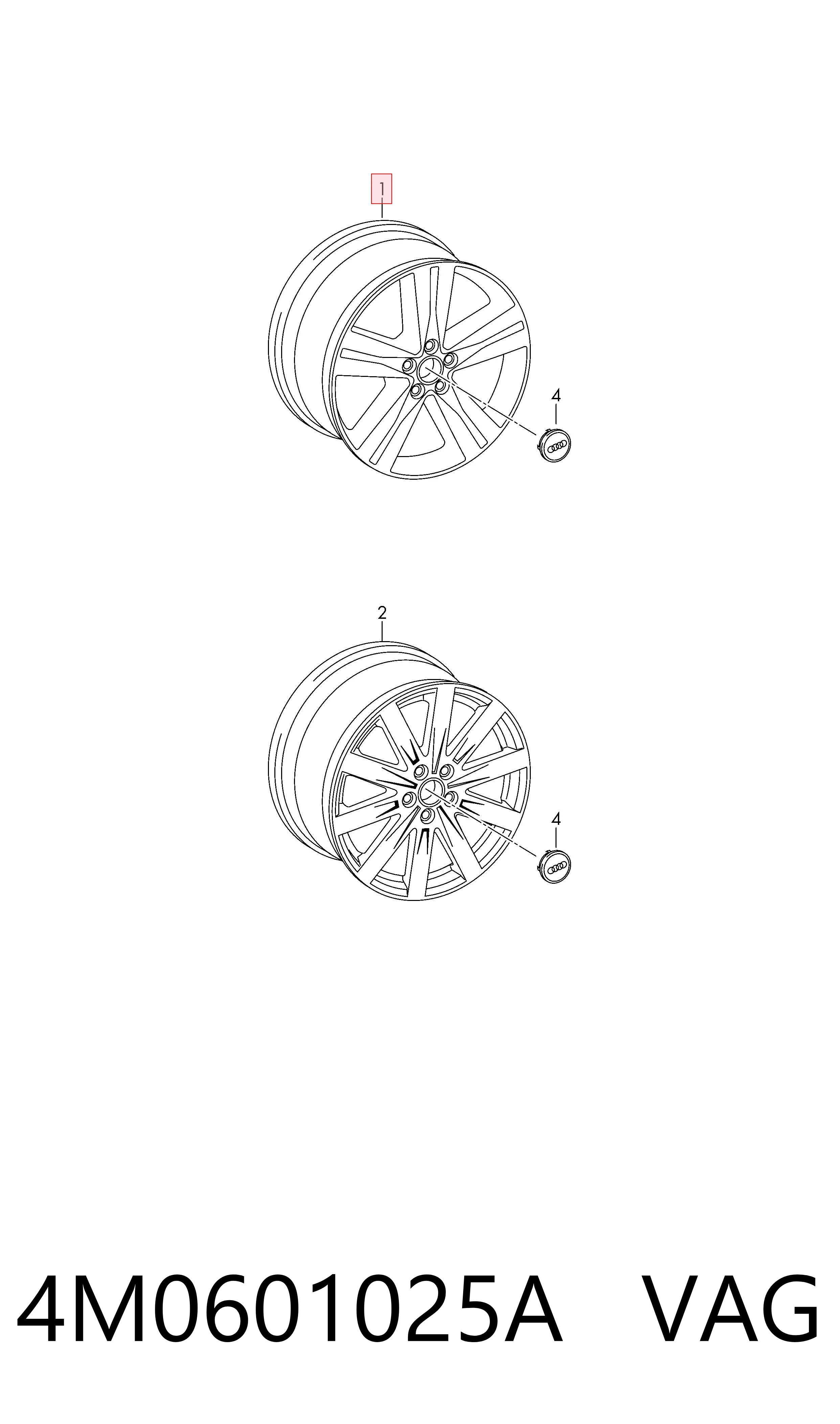 4M0601025A VAG Aros