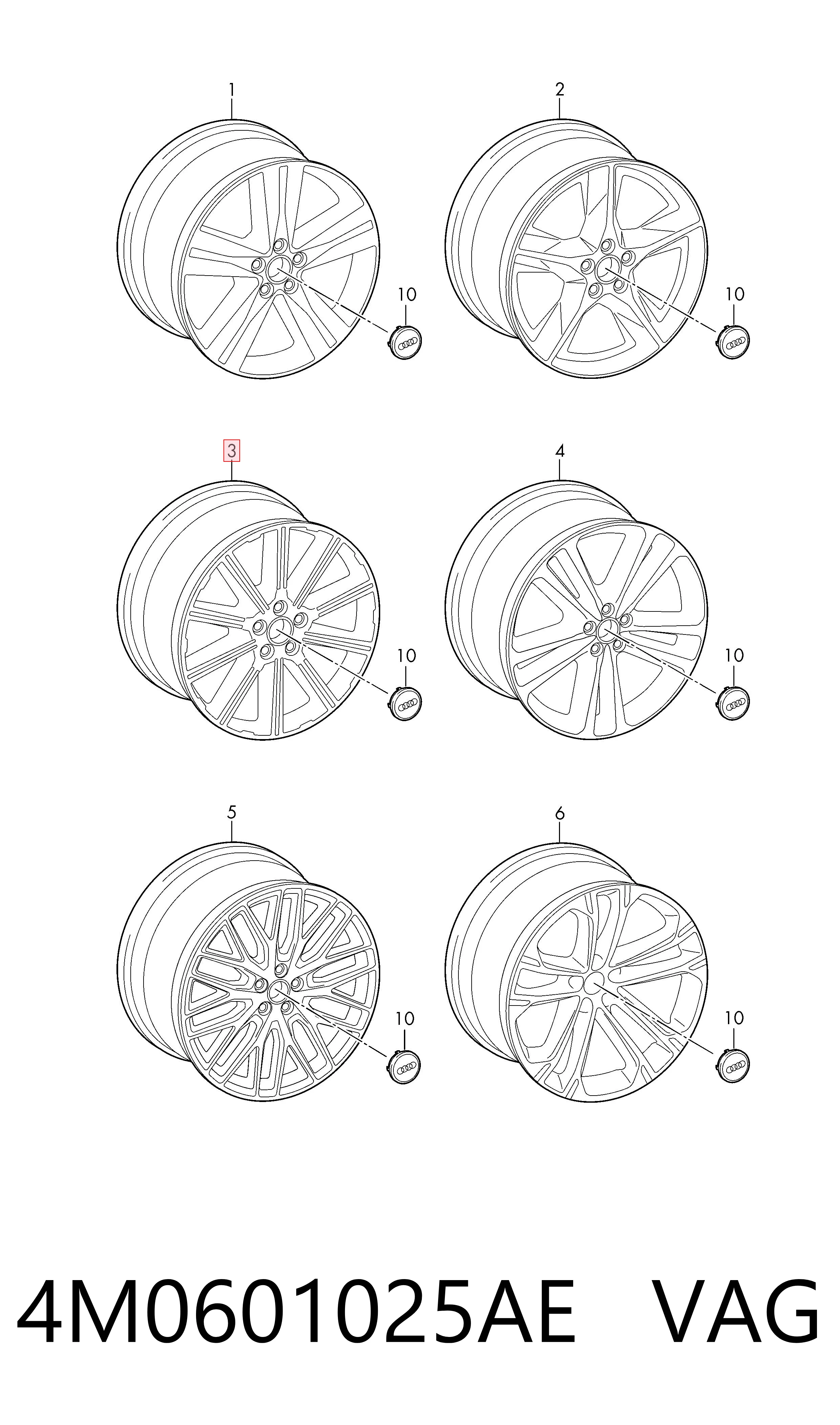 4M0601025AE VAG Aros