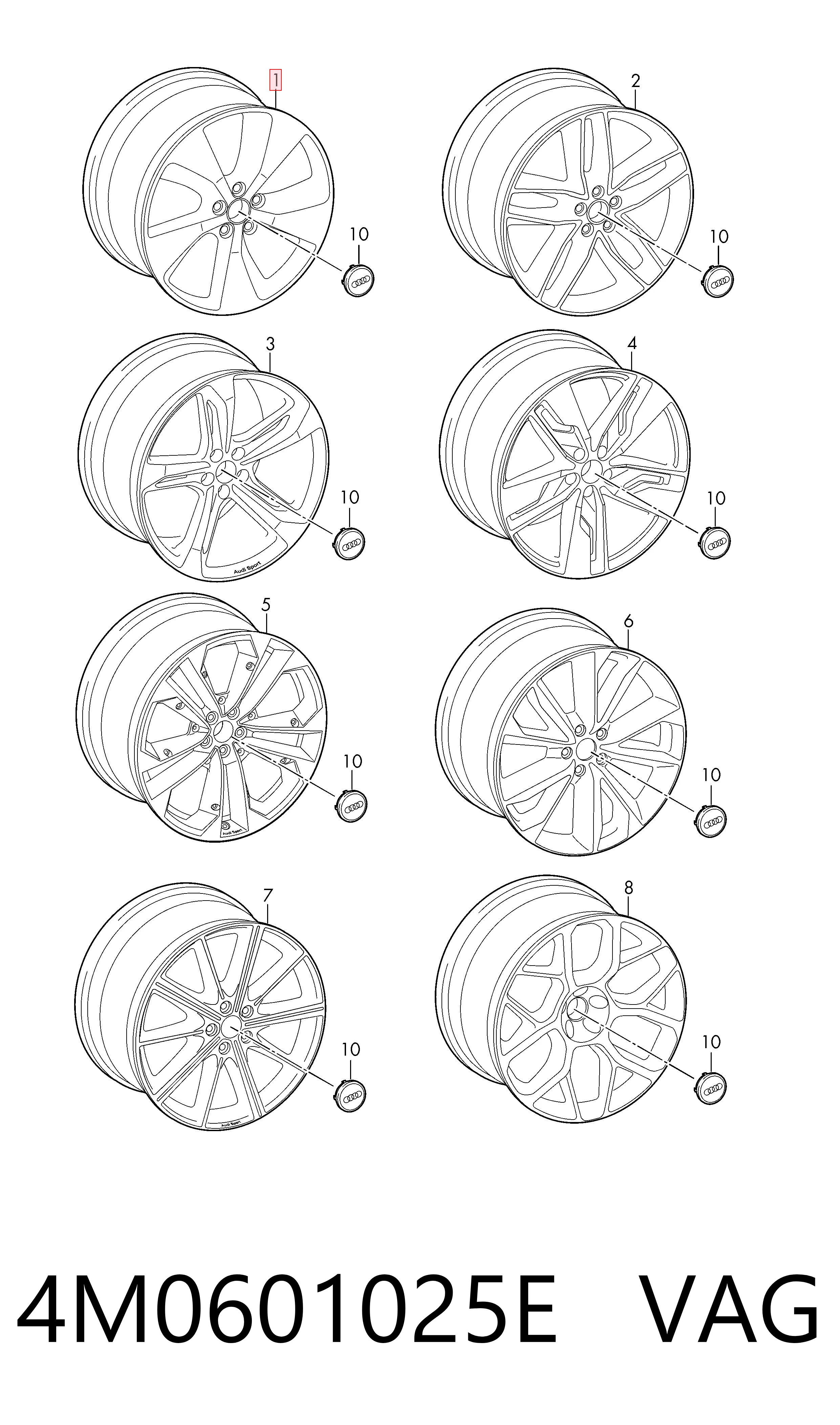 4M0601025E VAG Aros