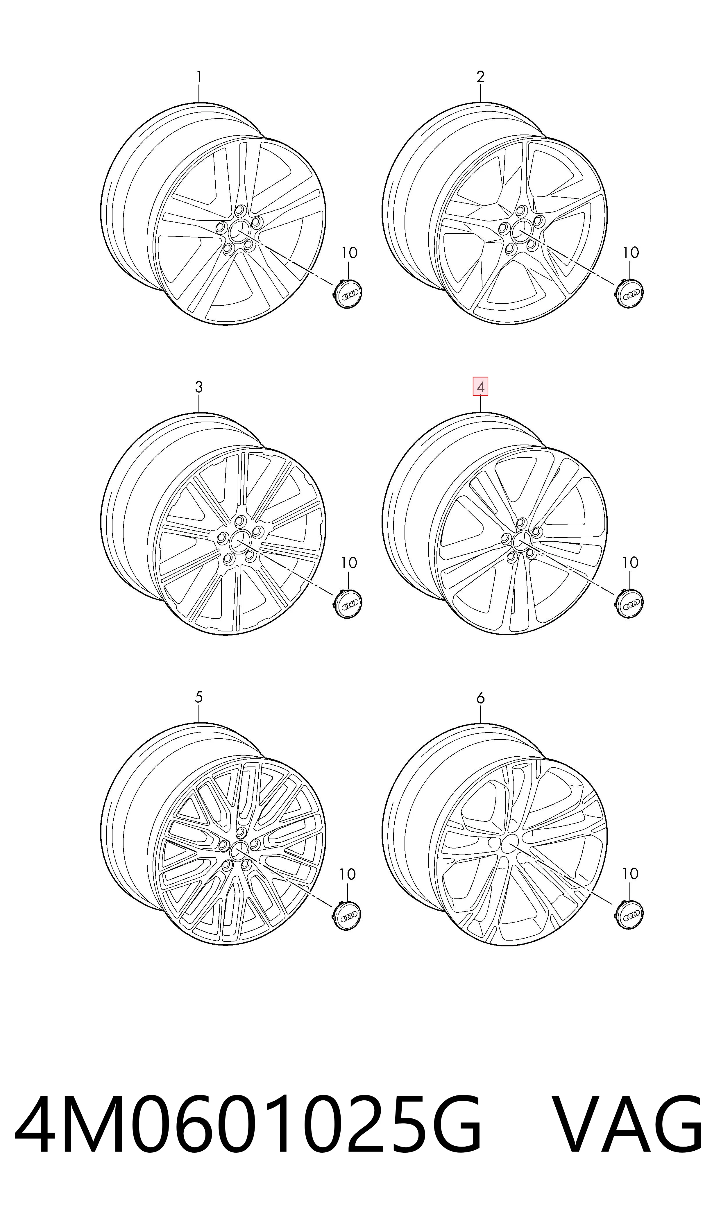 4M0601025G VAG Aros
